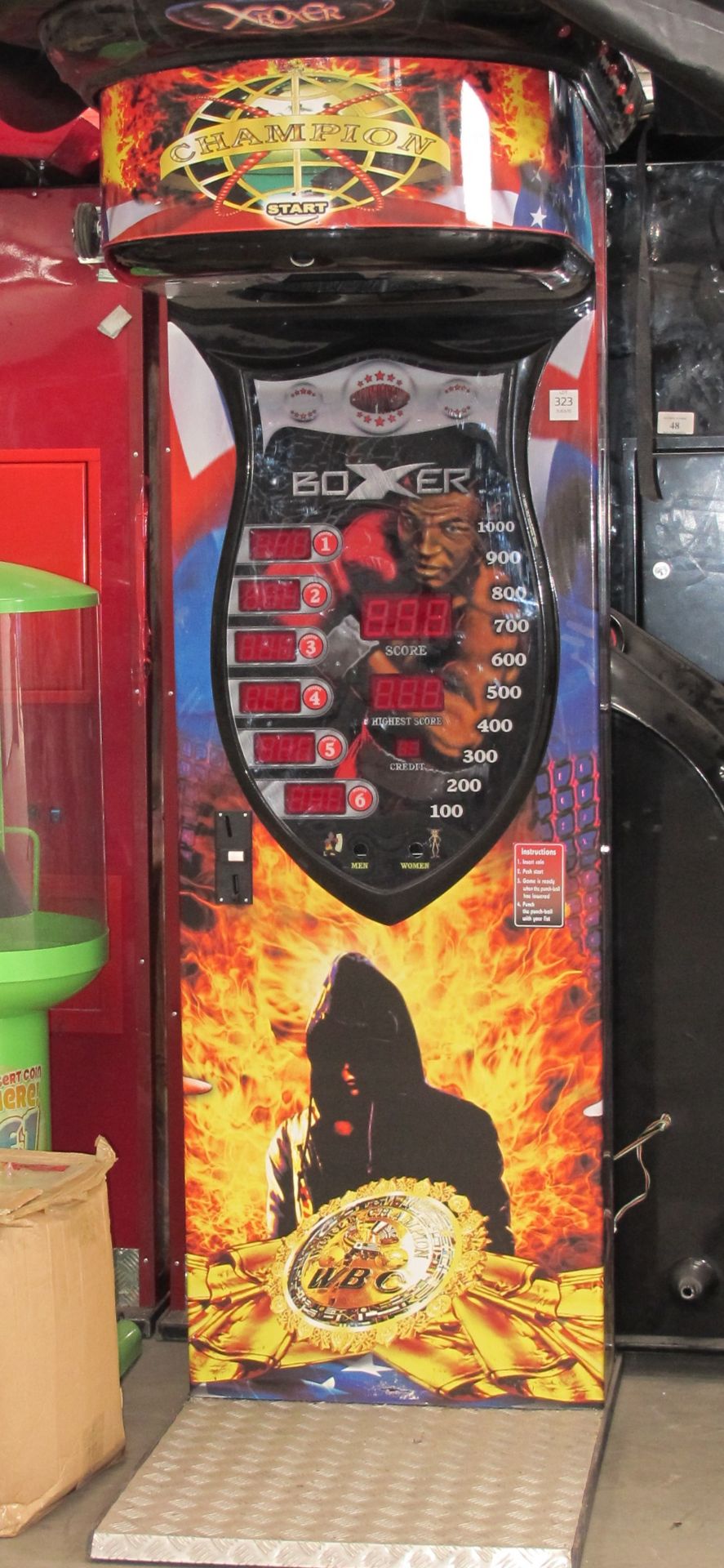 * Single Player Dawpol Arcade Boxing Machine, comes with cover. No coin mechanism. Please note there