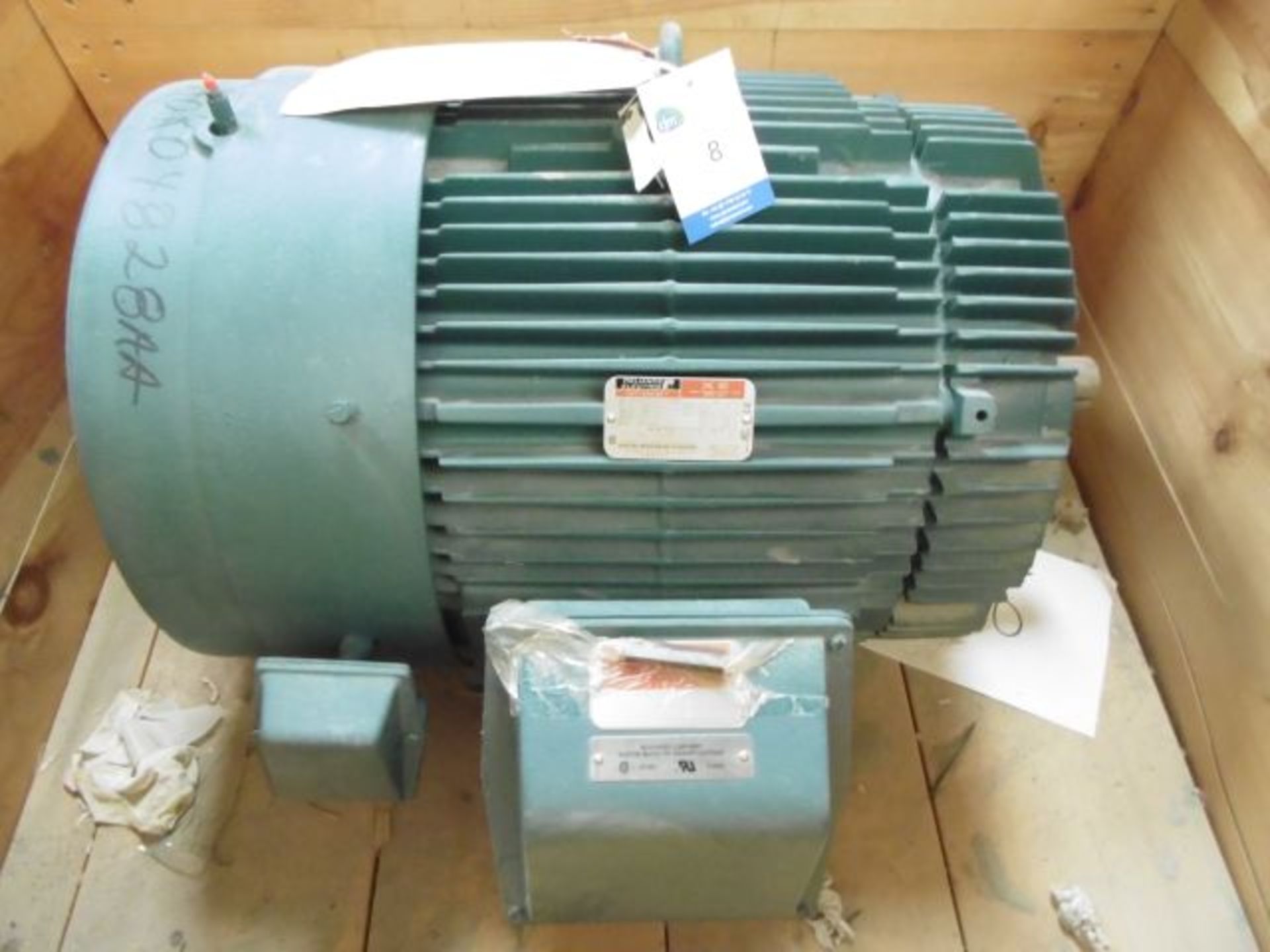 Unused 1999 Reliance Electric Type P 100HP AC Motor; 2970rpm; 415V-3 Phase; 50Hz; 120 amp; Frame