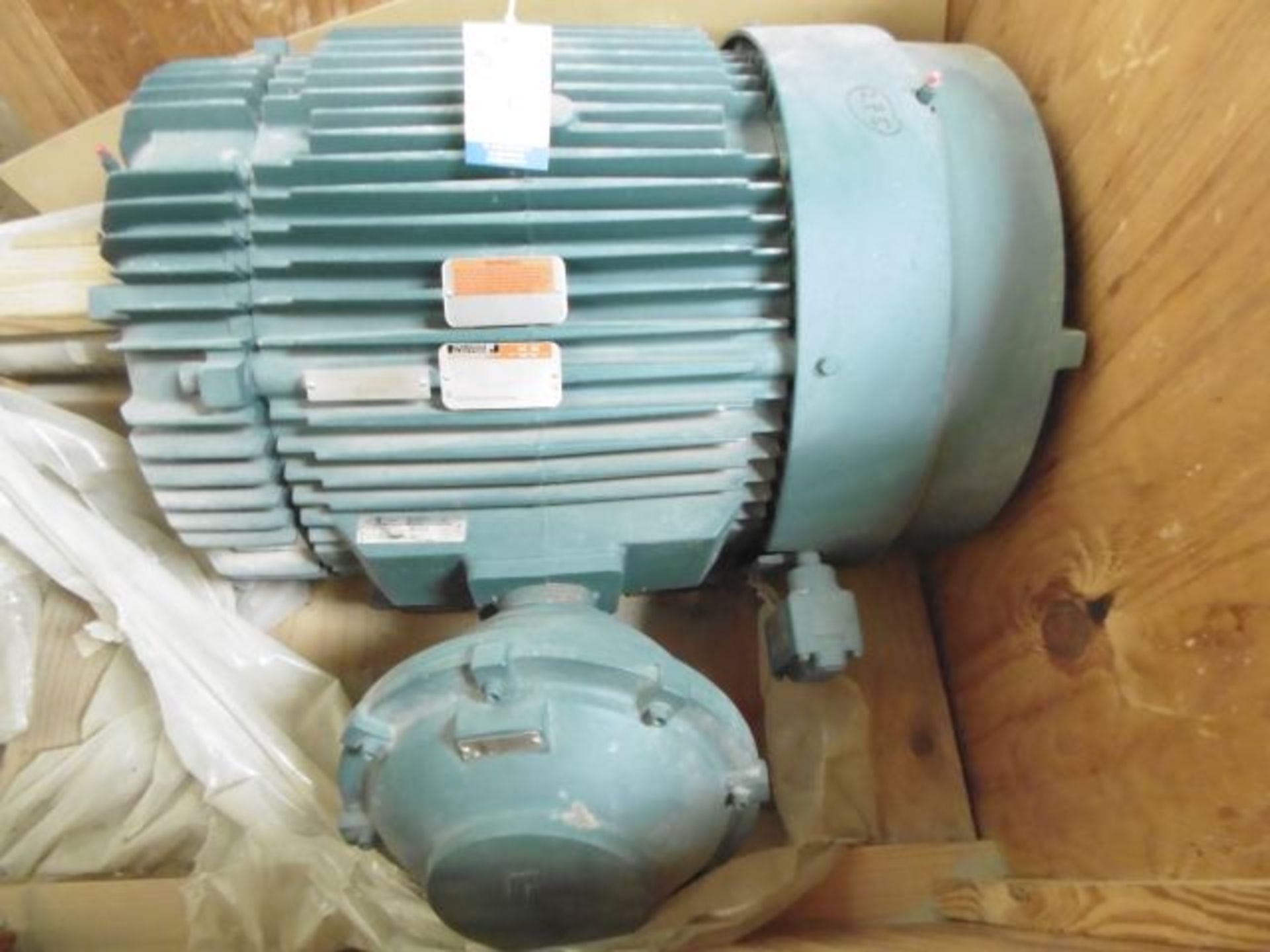 Unused 1999 Reliance Electric Type P 125HP AC Motor; 1485rpm; 415V-3 phase; 50Hz; 158 amp; Frame