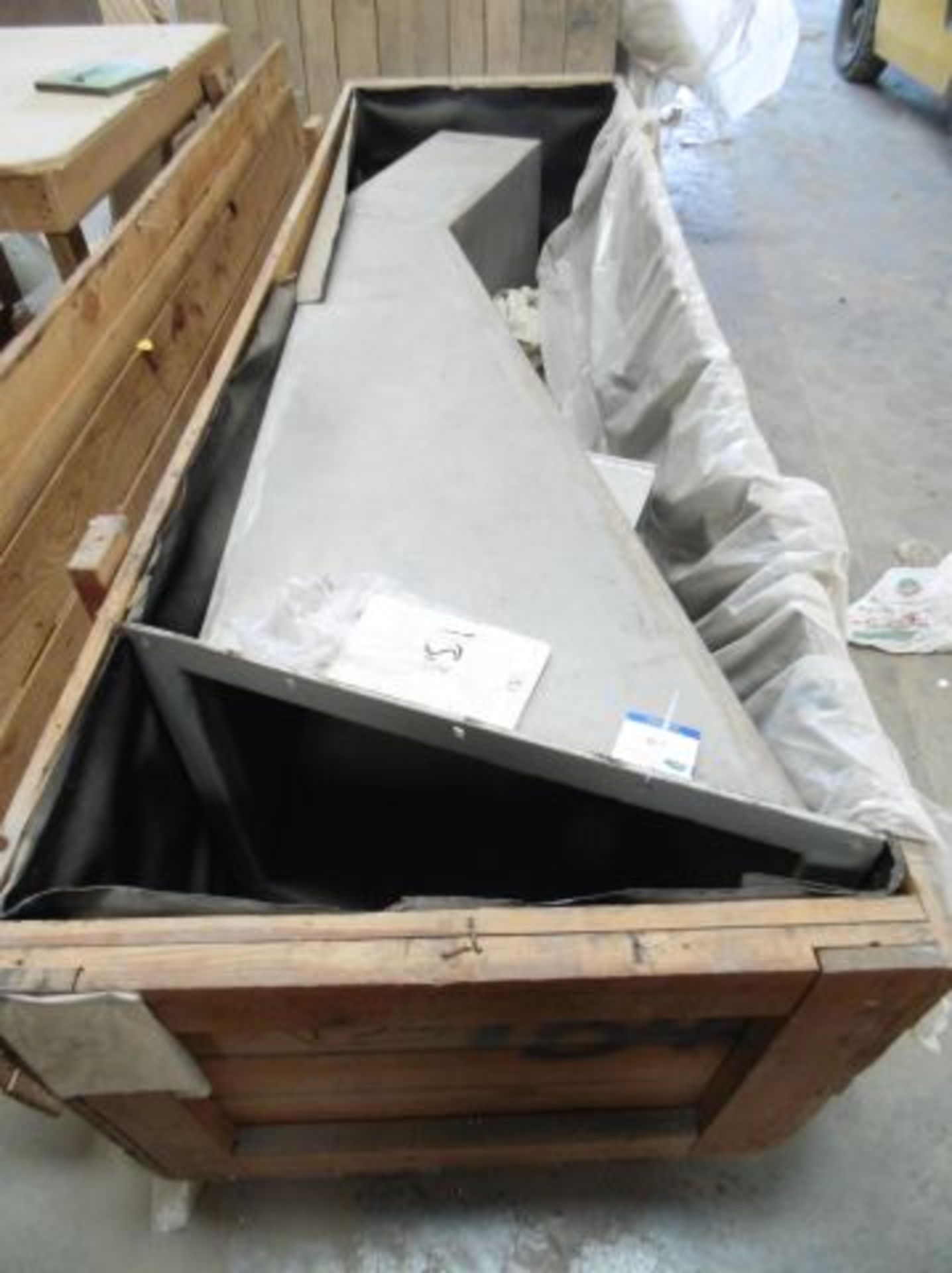 Stainless Steel Transfer Chute; net weight 298KG