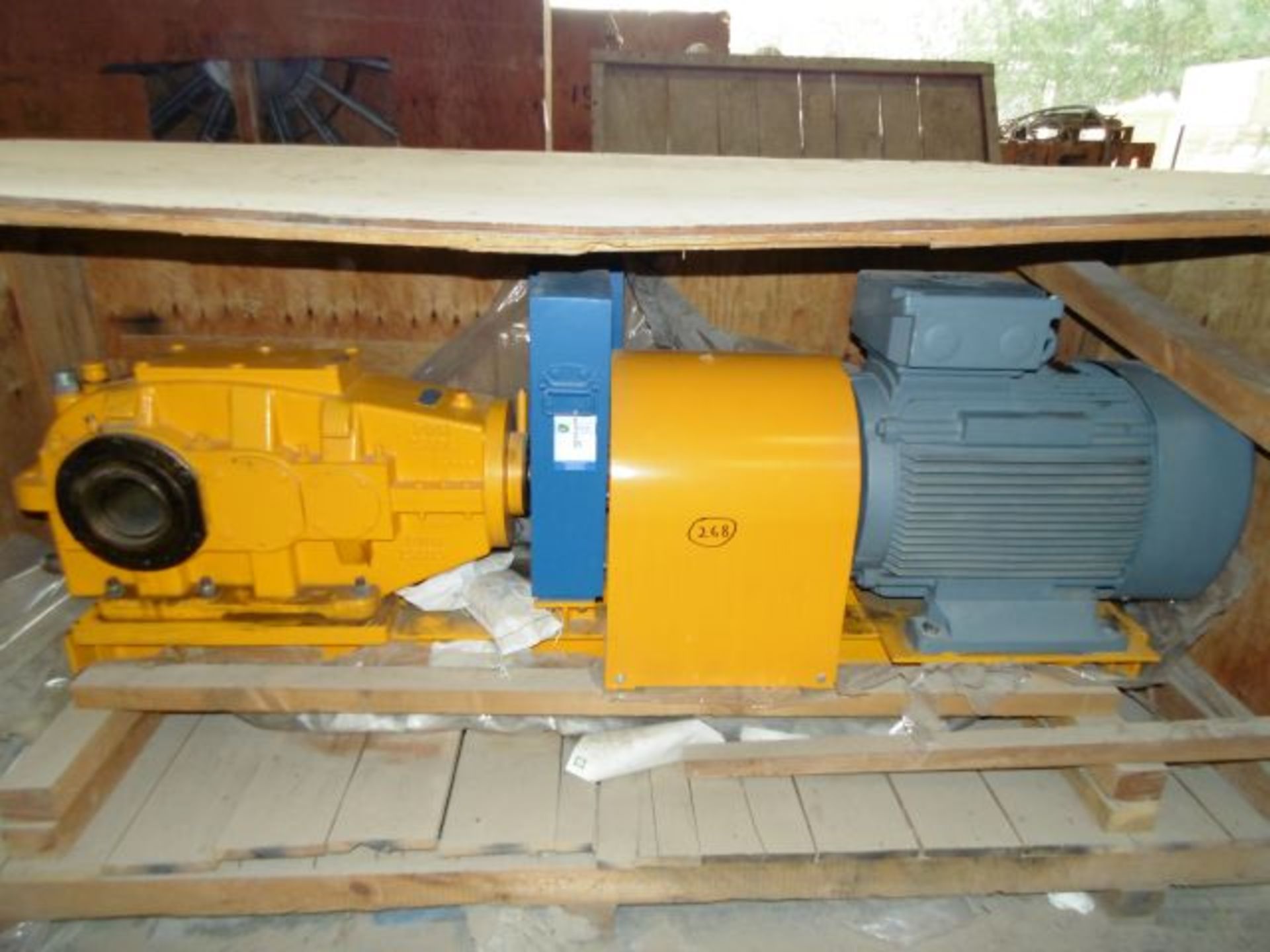 Unused Skid Mounted Drive Unit comprising 1999 Krupp type K25ZG 224; 1500rpm; serial no 24848 and