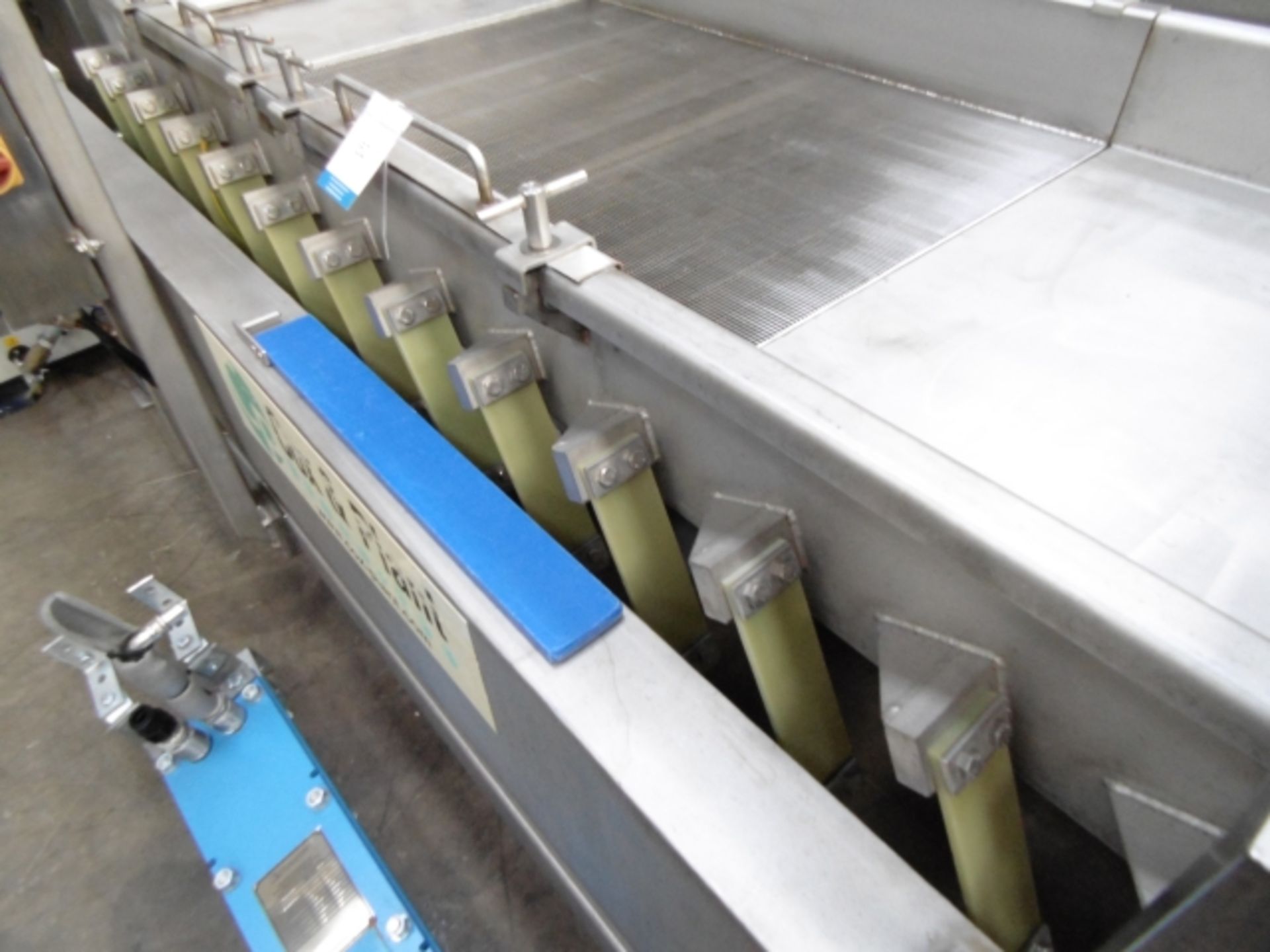 * Cox & Plant Stainless Steel Vibratory Glazing Conveyor; max recommended amplitude 6 mm; width - Image 3 of 14