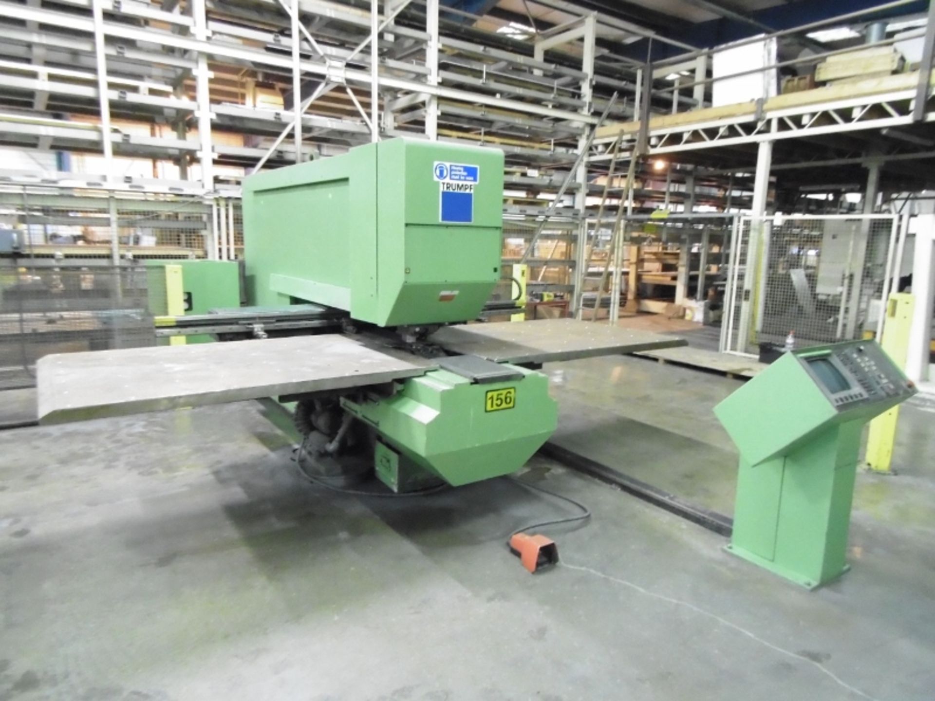 * 1988 TRUMPF TRUMATIC 240 CNC PUNCH PRESS; MAX PUNCHING CAPACITY 250KN; TYPE 90821; 420V; CONNECTED