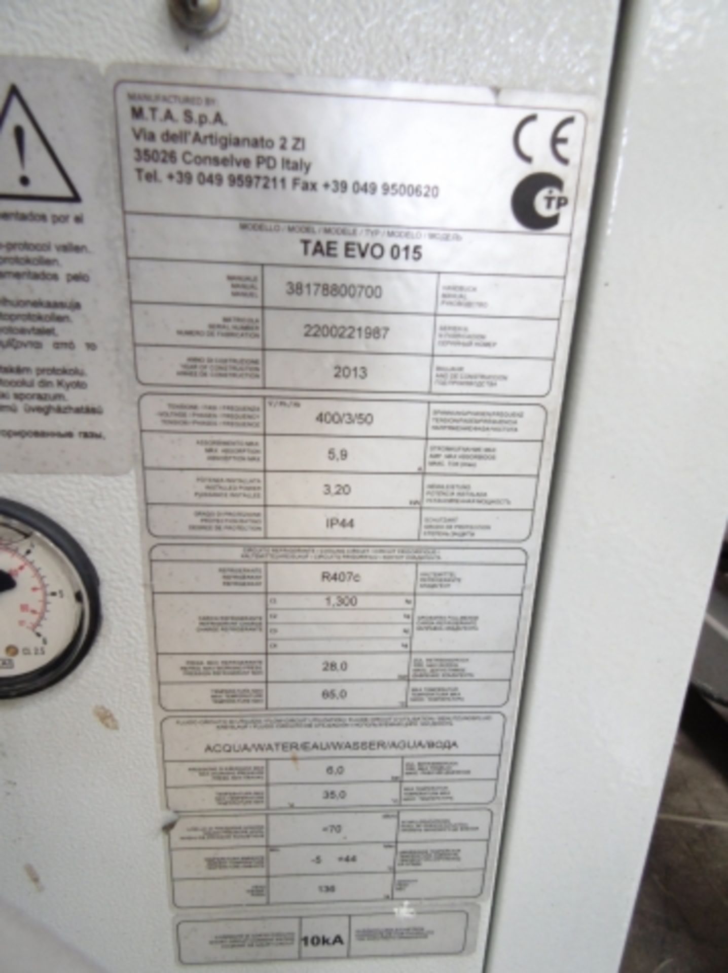 * Cox & Plant Stainless Steel Vibratory Glazing Conveyor; max recommended amplitude 6 mm; width - Image 14 of 14