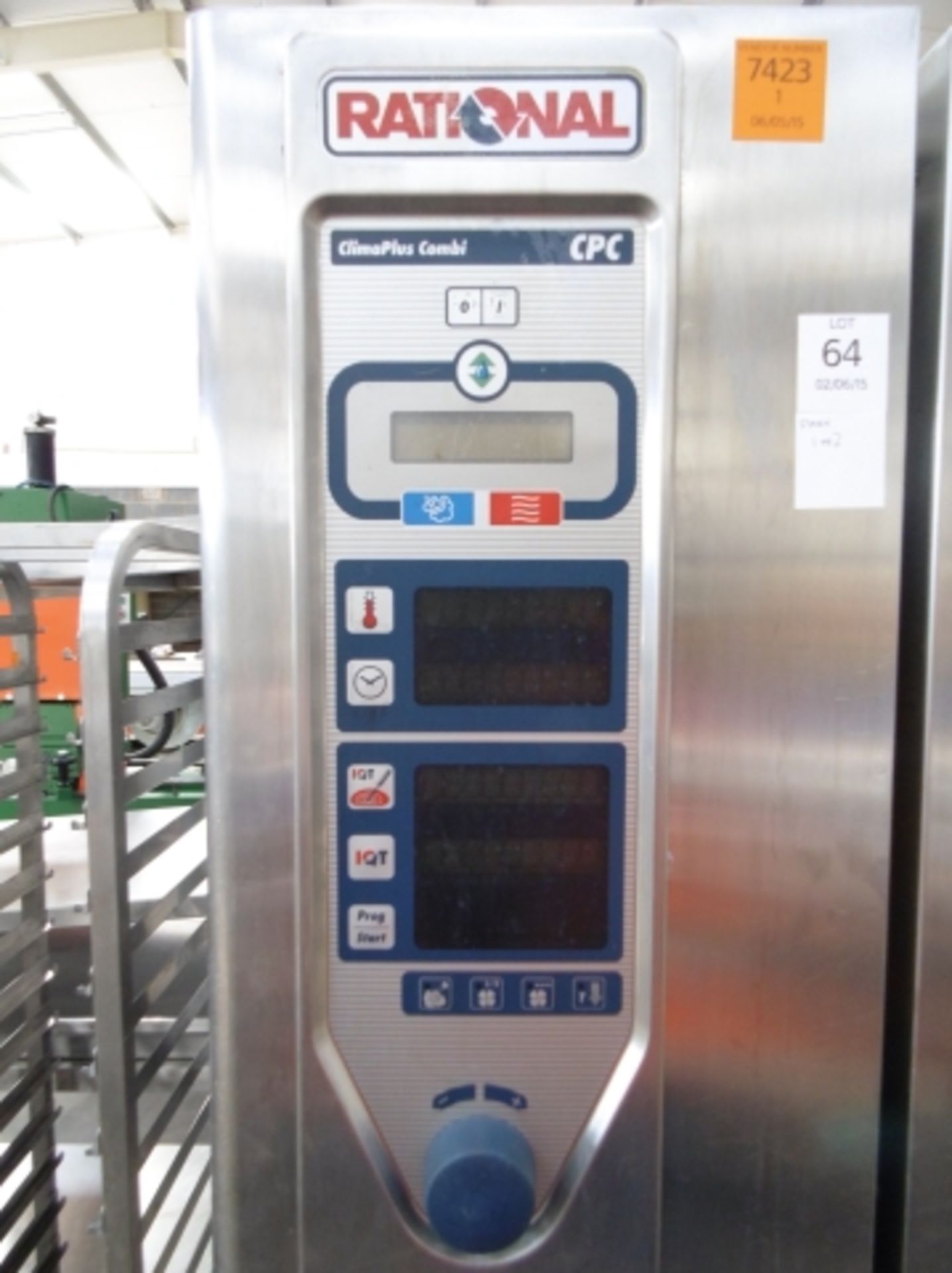* Rational Clima Combi Plus CPC Combi Oven; 3 Phase - 400V; c/w stainless steel rack trolley. Please - Image 3 of 6