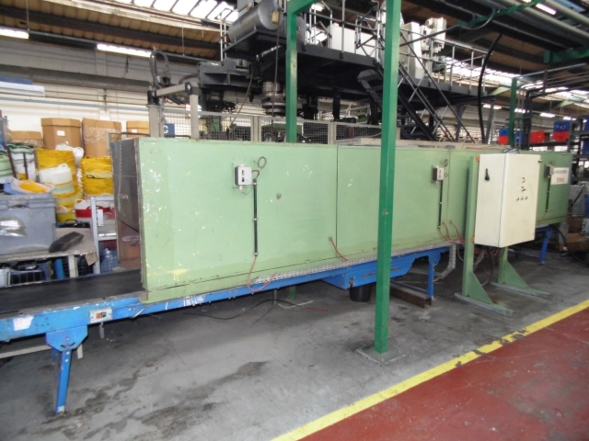 * SERIGRAPHIE 1901 ELECTRIC TUNNEL CURING OVEN; CONVEYOR BELT FED - WIDTH 600MM; OPENING HEIGHT