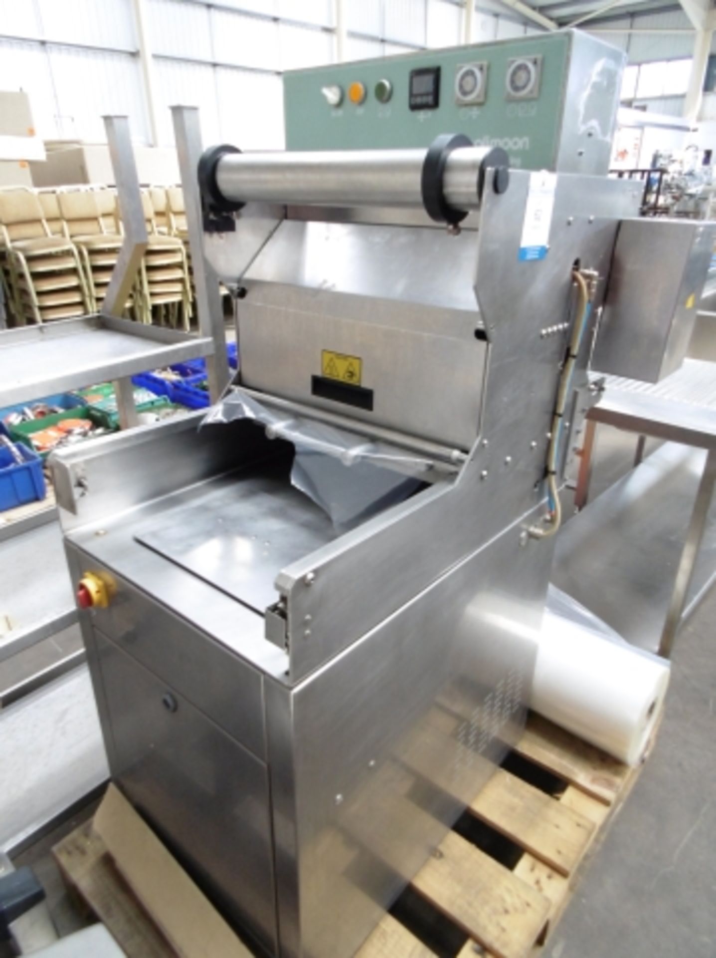 *2007 Polimoon Model 511 S Stainless Steel Film Packing Machine; 240V- single phase; 2760W; Max film