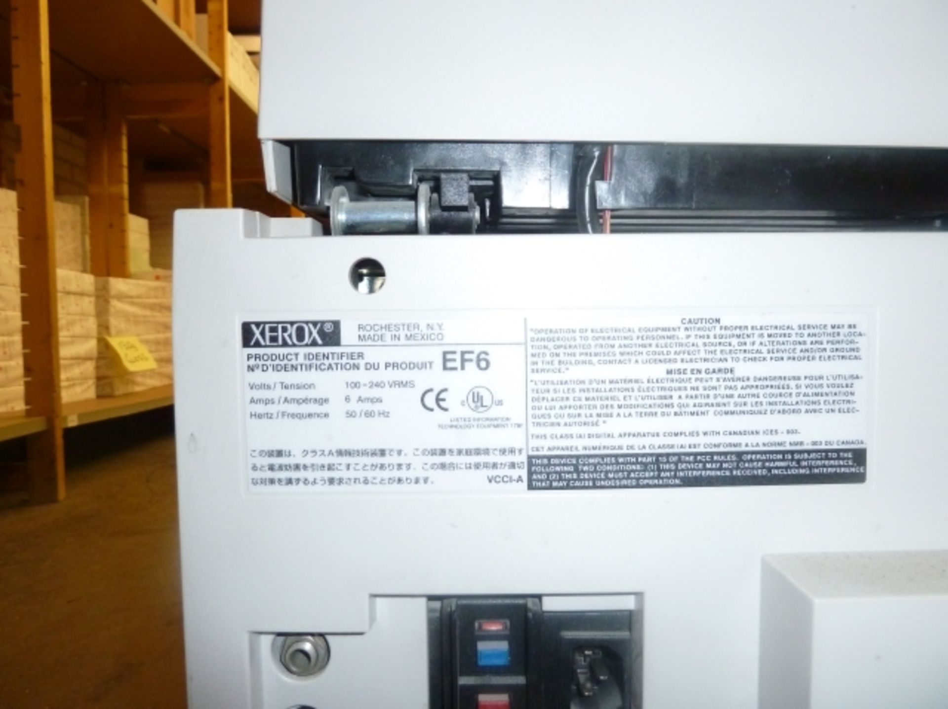 * Xerox 2000 Series EF6 Digipath Scanner. The council will remove the scanner from their building - Image 5 of 9
