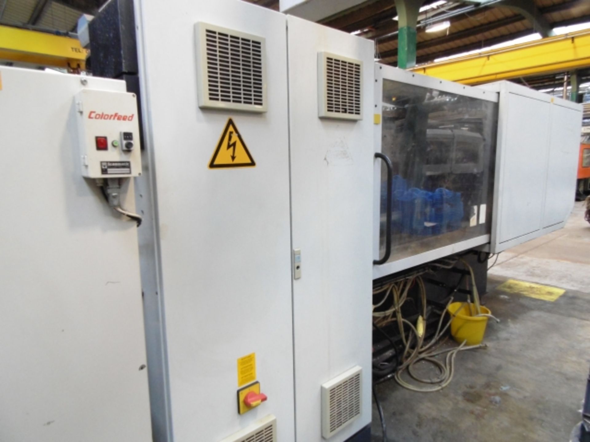 * 1995 FERROMATIK MILACRON TYPE K275-E CNC INJECTION MOULDER - FOR SPARES OR REPAIR; CLAMPING - Image 15 of 18