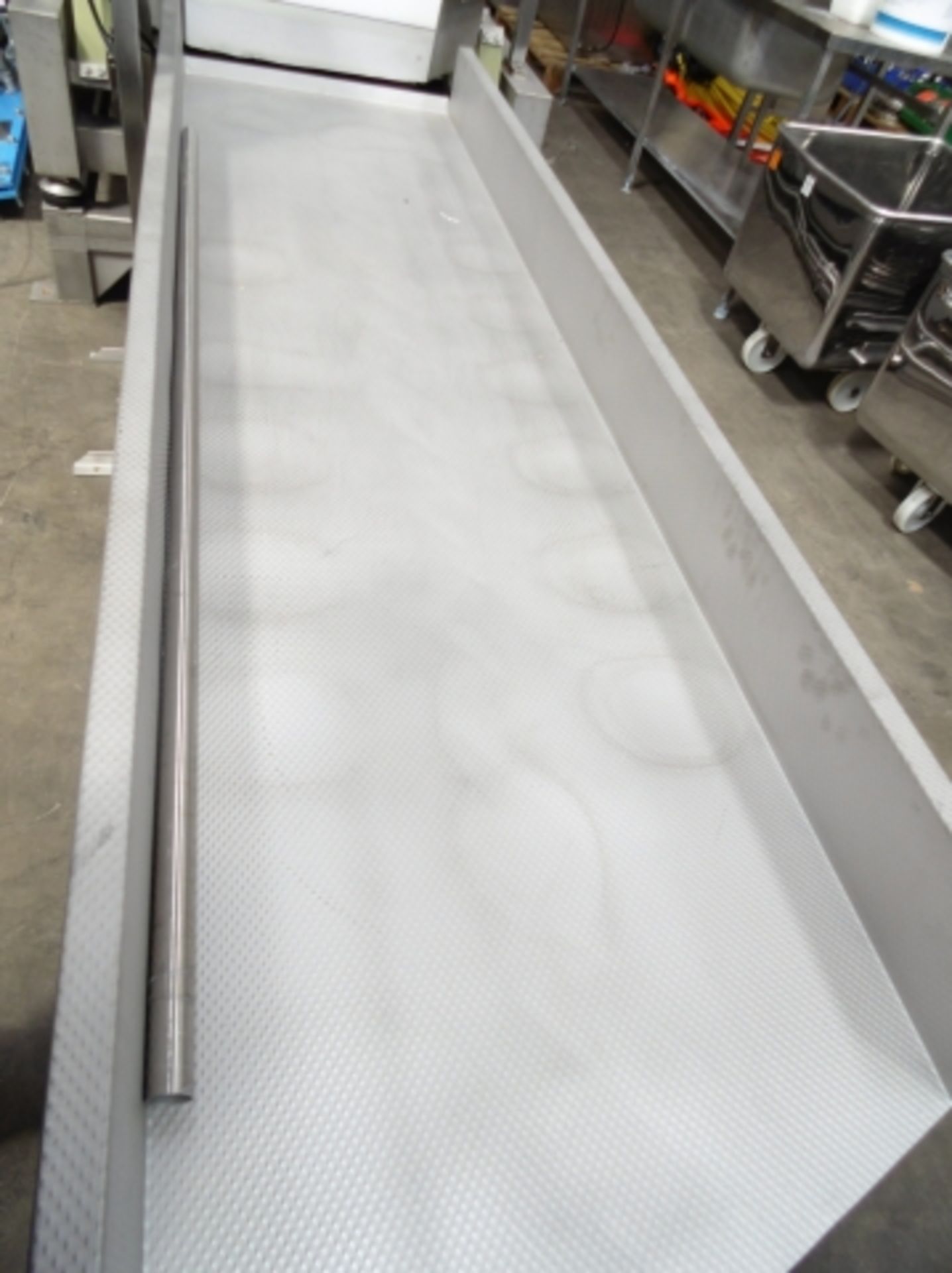 * 2013 Cox & Plant Stainless Steel Vibratory Hardening Conveyor; max amplitude 6 mm; width 620 mm; - Image 7 of 8