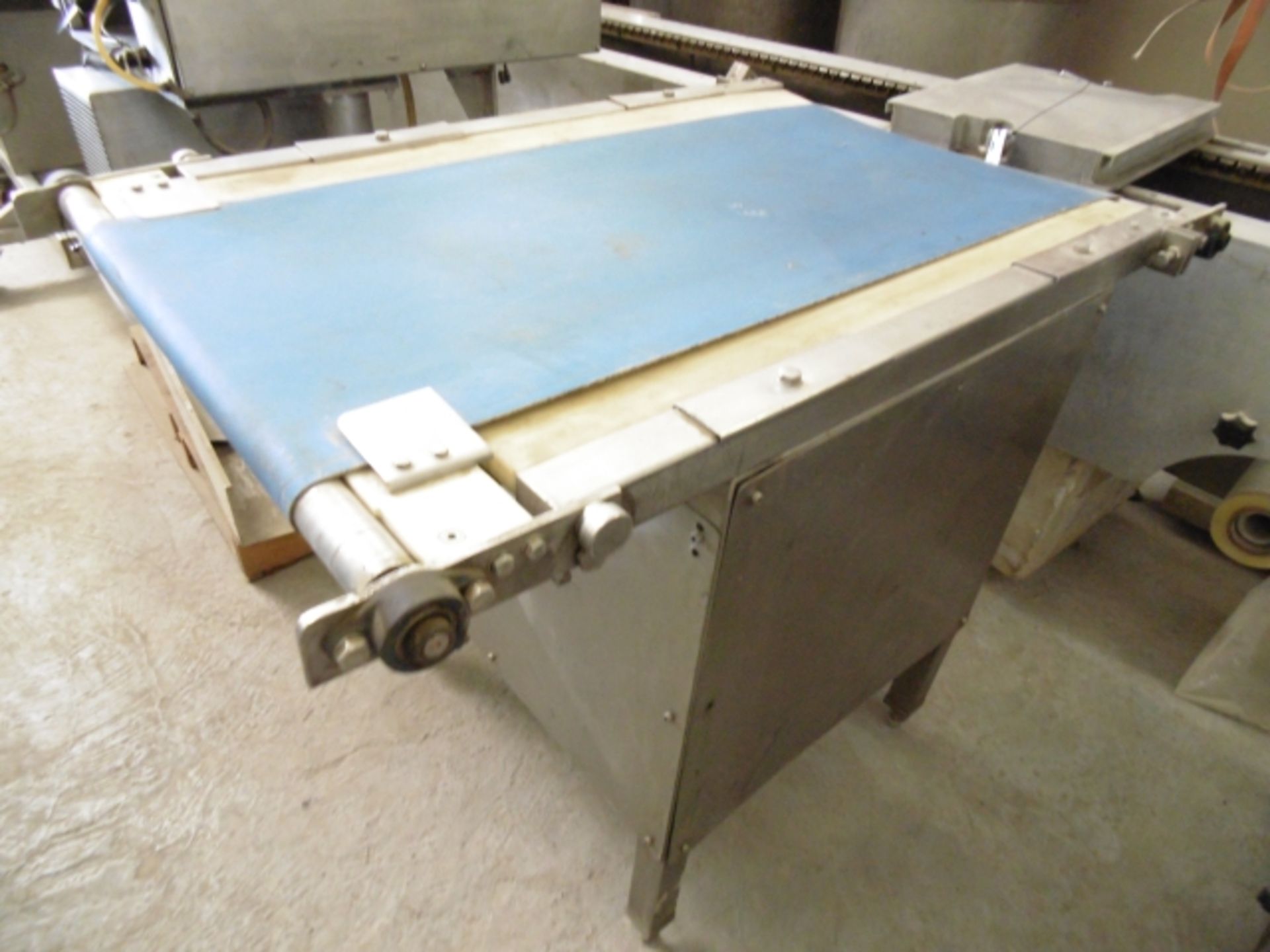 Stainless Steel Rubber Belt Conveyor; width 510mm; length 1150mm. Please Note that Lot 2 is a - Image 2 of 2