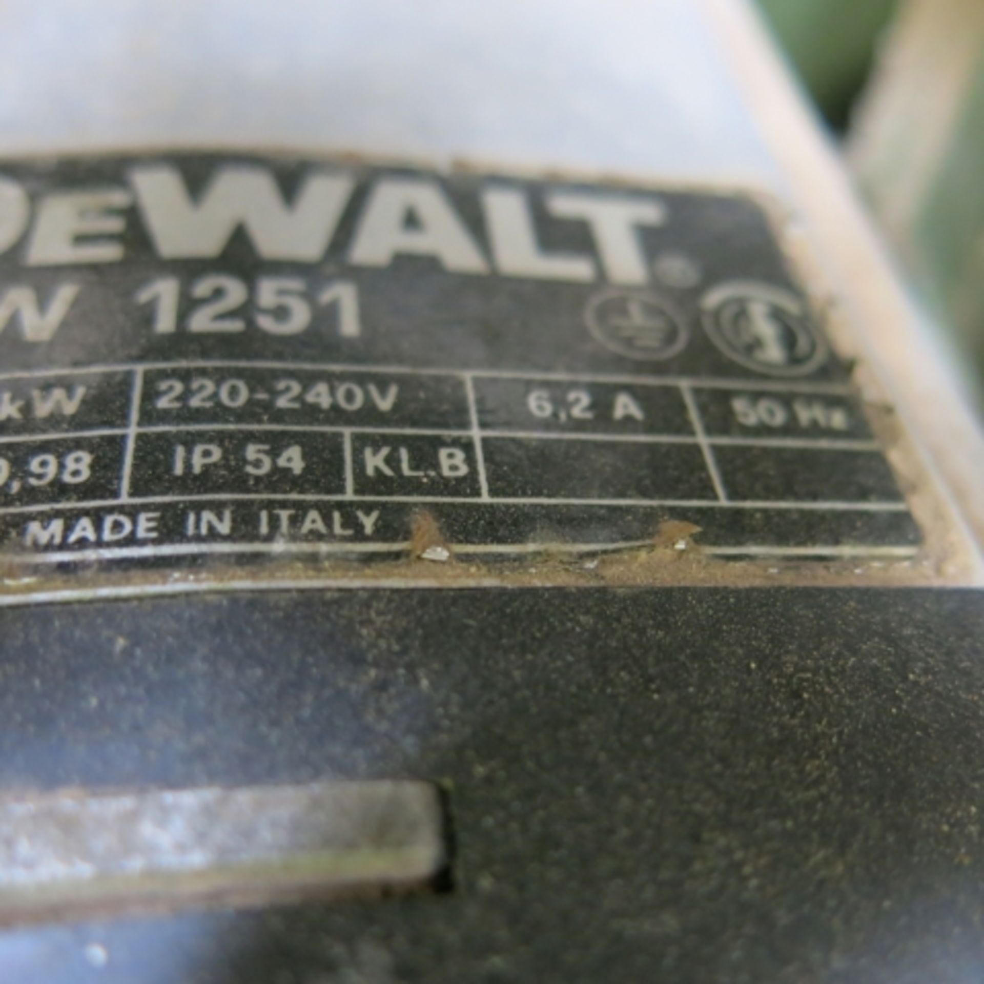 * DeWalt dw 1251 radial cross cut 240V - Image 4 of 5