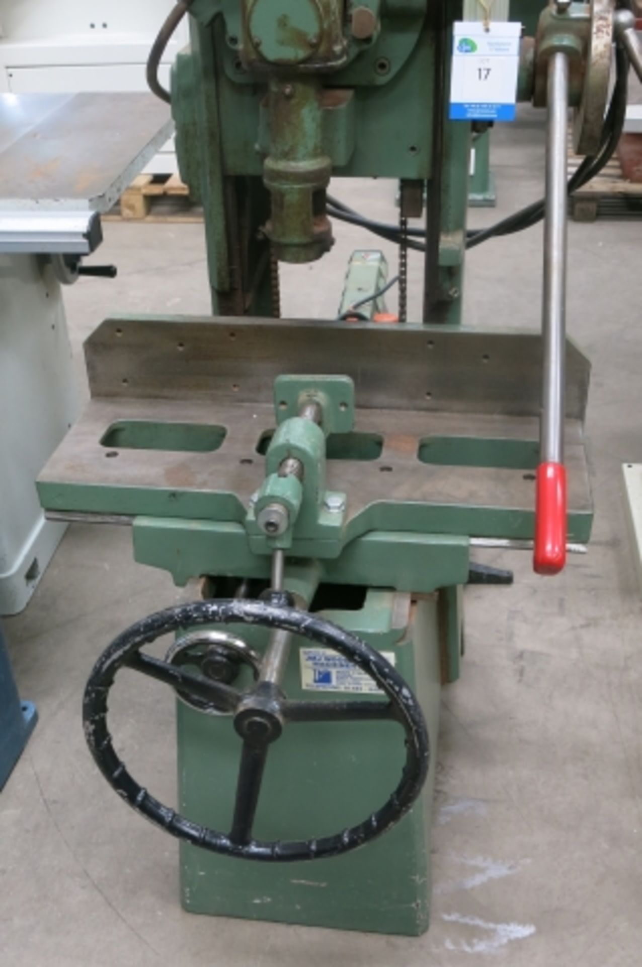 * Dominion mortice machine. S/N 1367, 3PH Please note, there is a £5 plus vat handling fee - Image 2 of 3