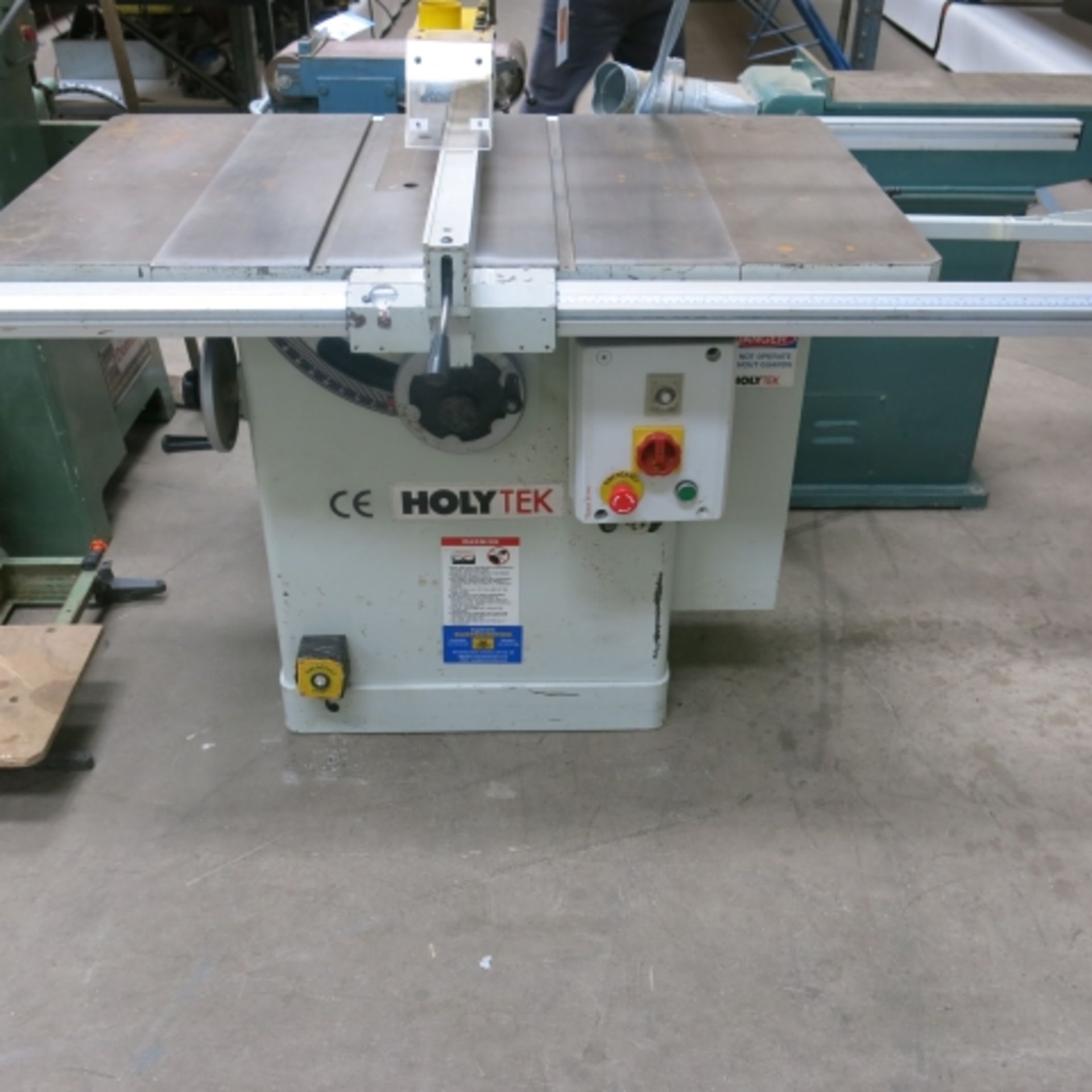 * Holyteck 300dia panel saw. MODEL TBS 300 S/N 22267, 3 PH. - Image 2 of 3