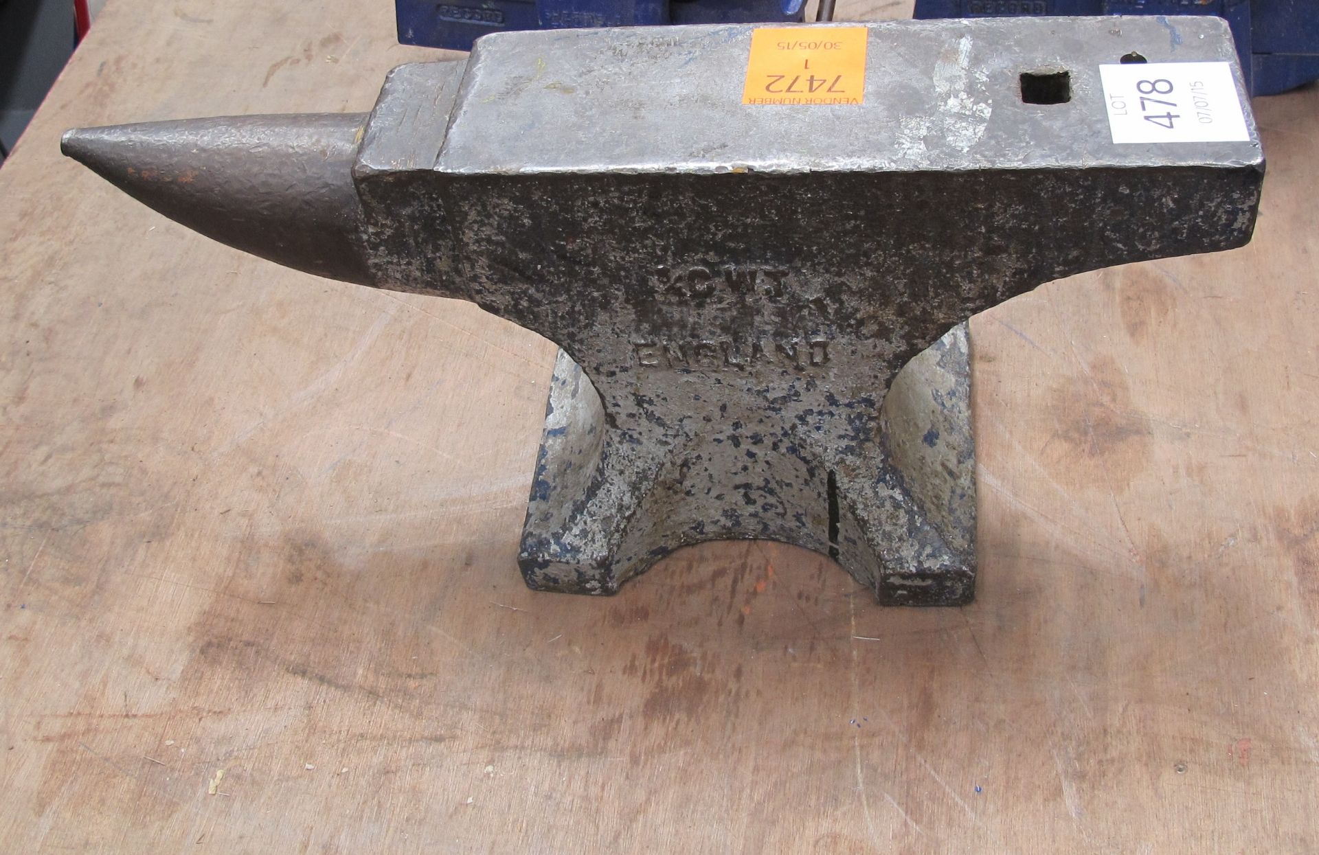 * 38Kgs Metalworking Anvil