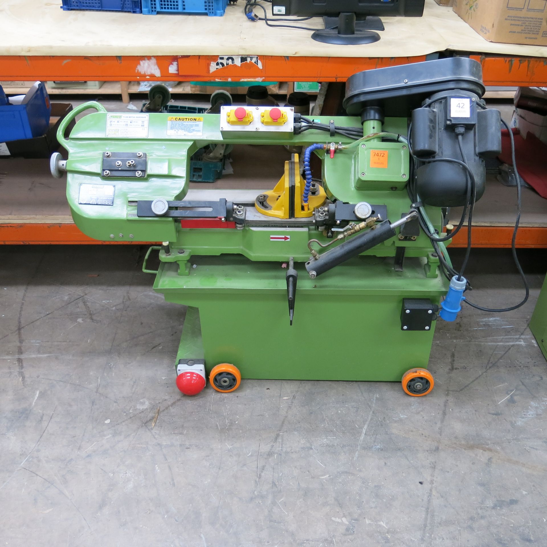 * A Warco 712B Metal Bandsaw 240V, year of manufacture 2010 SN 201009006. Please note, there is a £5