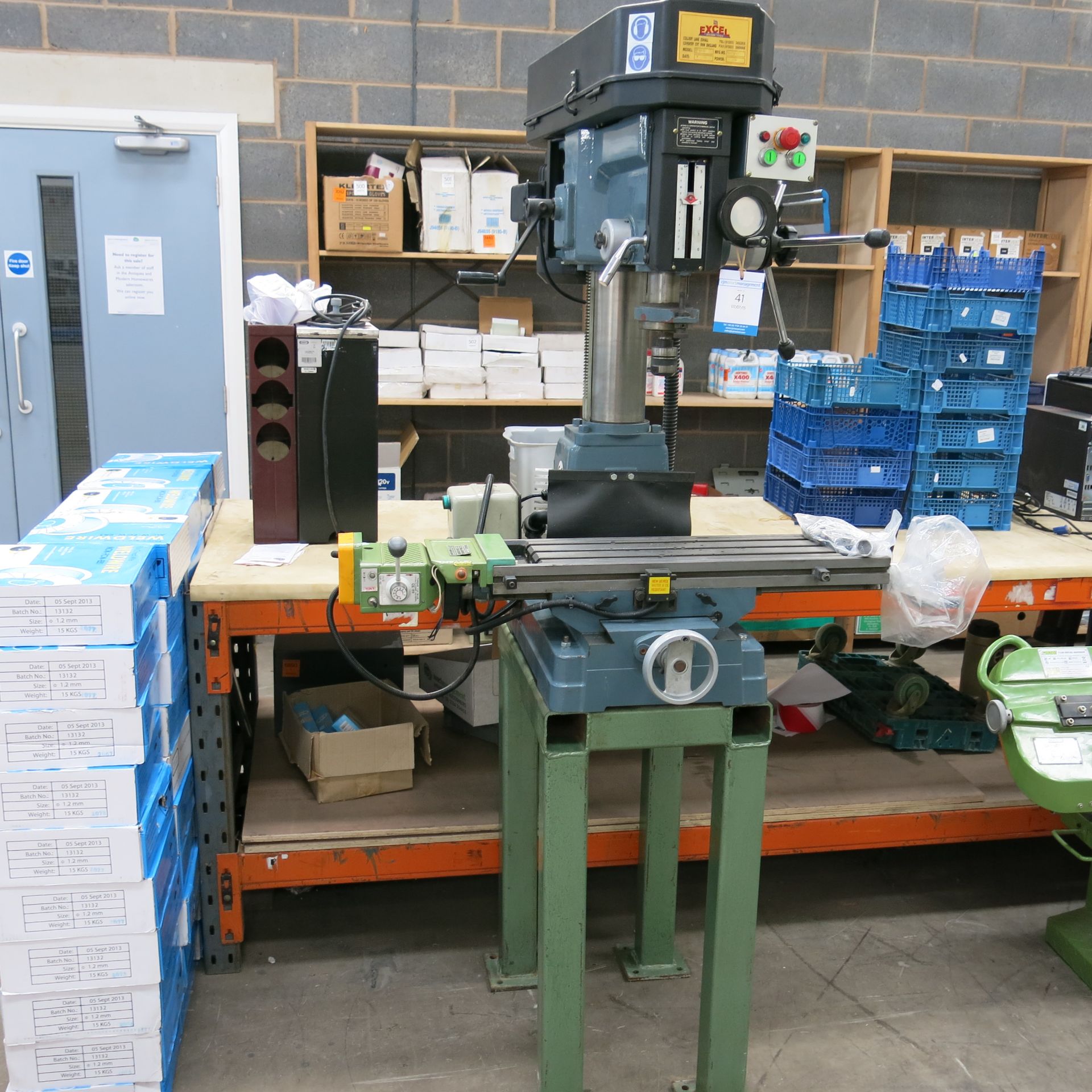 * A EXCEL Machine Tools PDB-30 4/5V Pillar Drill. Please note, there is a £5 plus vat handling fee
