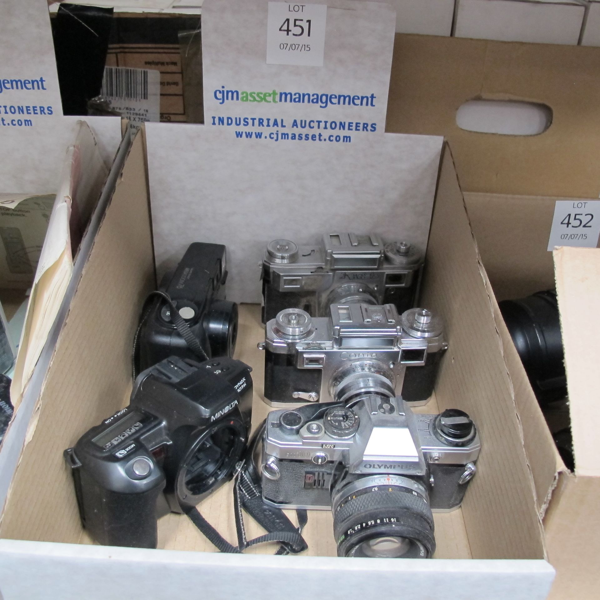 5 x Assorted Cameras