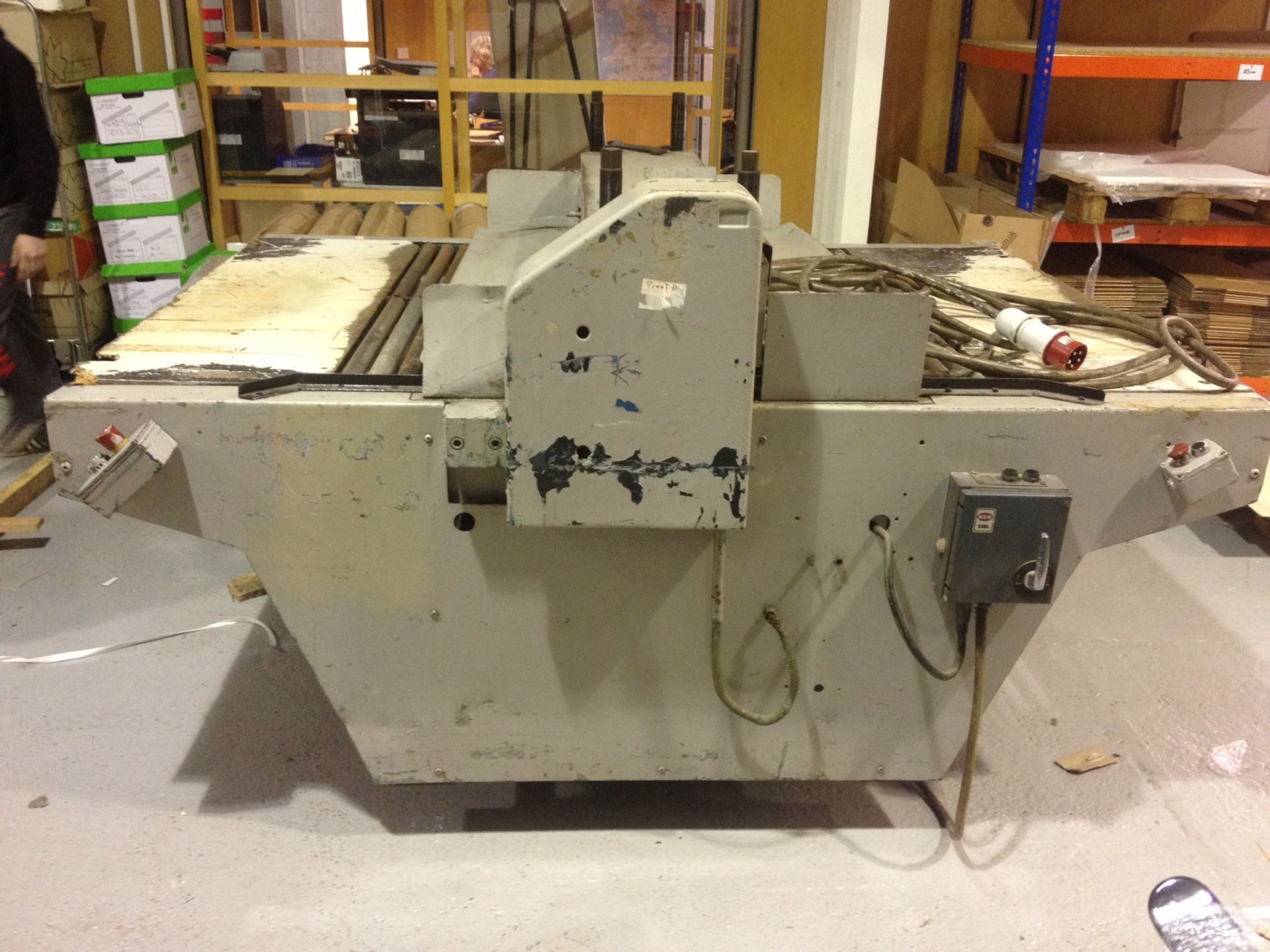 * Edwards 54'' (1370 mm) Roller Press; S/N 675; 3.0 KW; 3 phase; in working order. Please note - Image 2 of 4