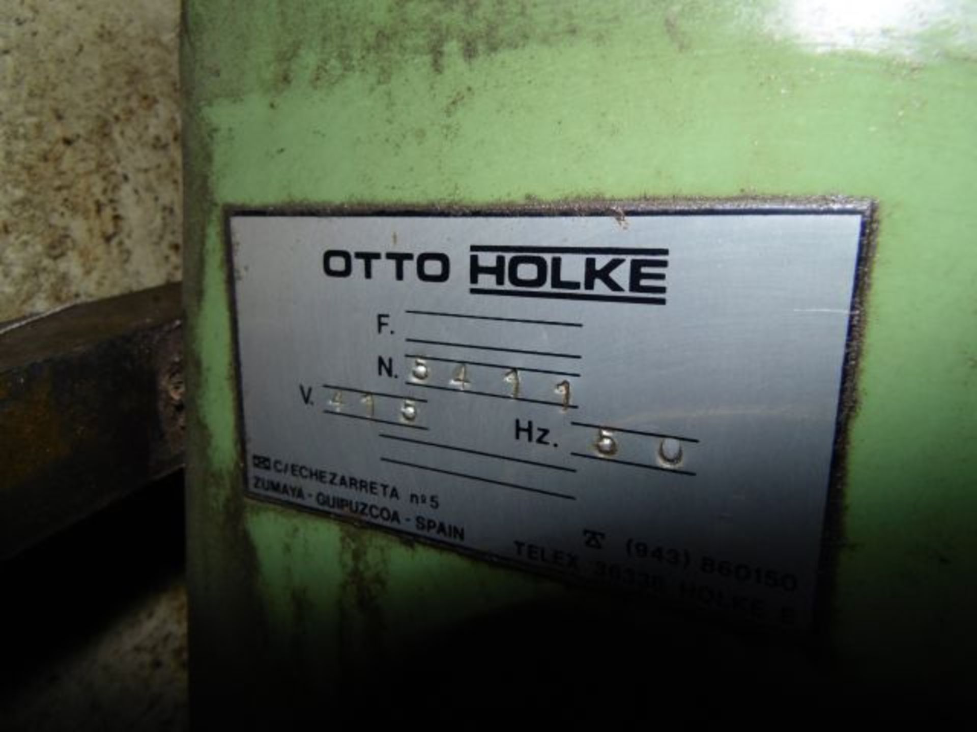 * Otto Holke Type F-18-CNC Vertical Milling Machine with Anilam Crusader Series M Multiprocessor - Image 9 of 9
