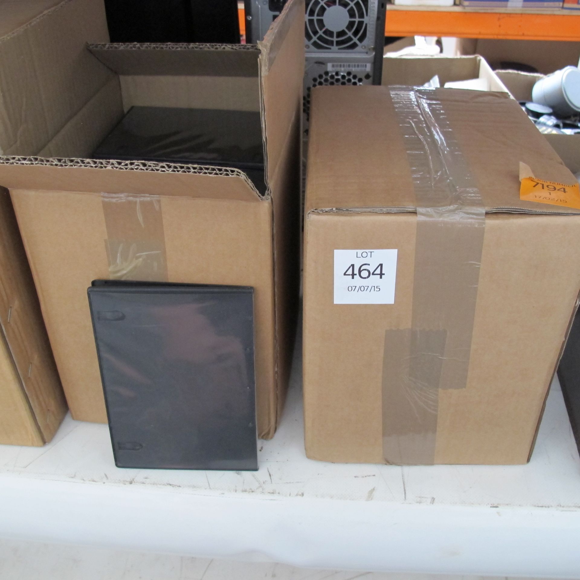 * 4 x Boxes of CCTV E180 high grade cassettes and 2 x boxes of DVD cases - Image 2 of 2