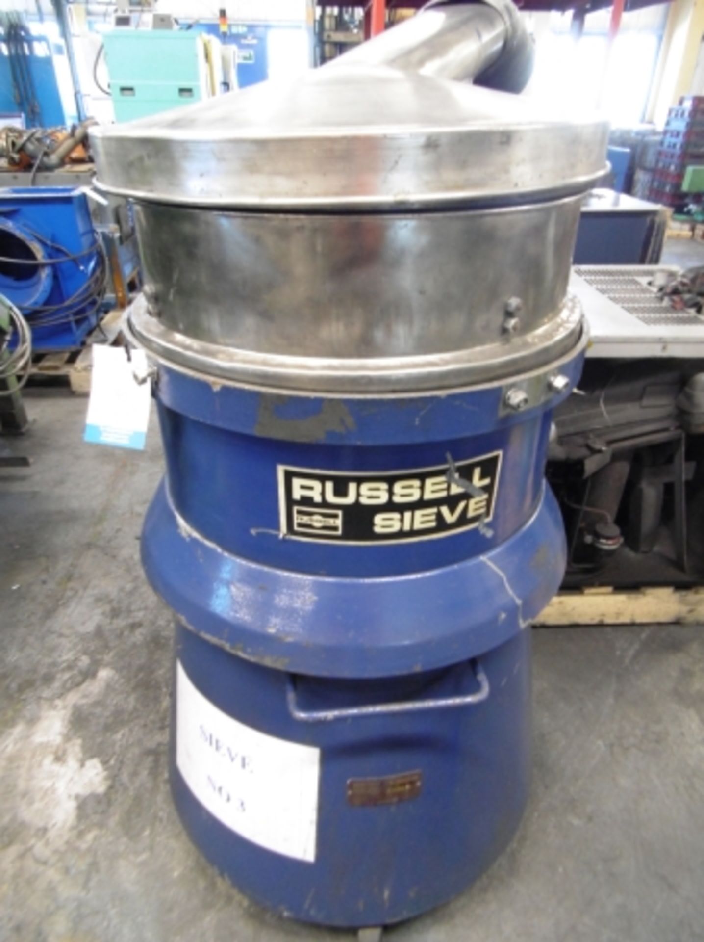 * Russell Model 16350 Sieve; Unit No T1346.  Please note there is a £10 plus VAT handling fee with