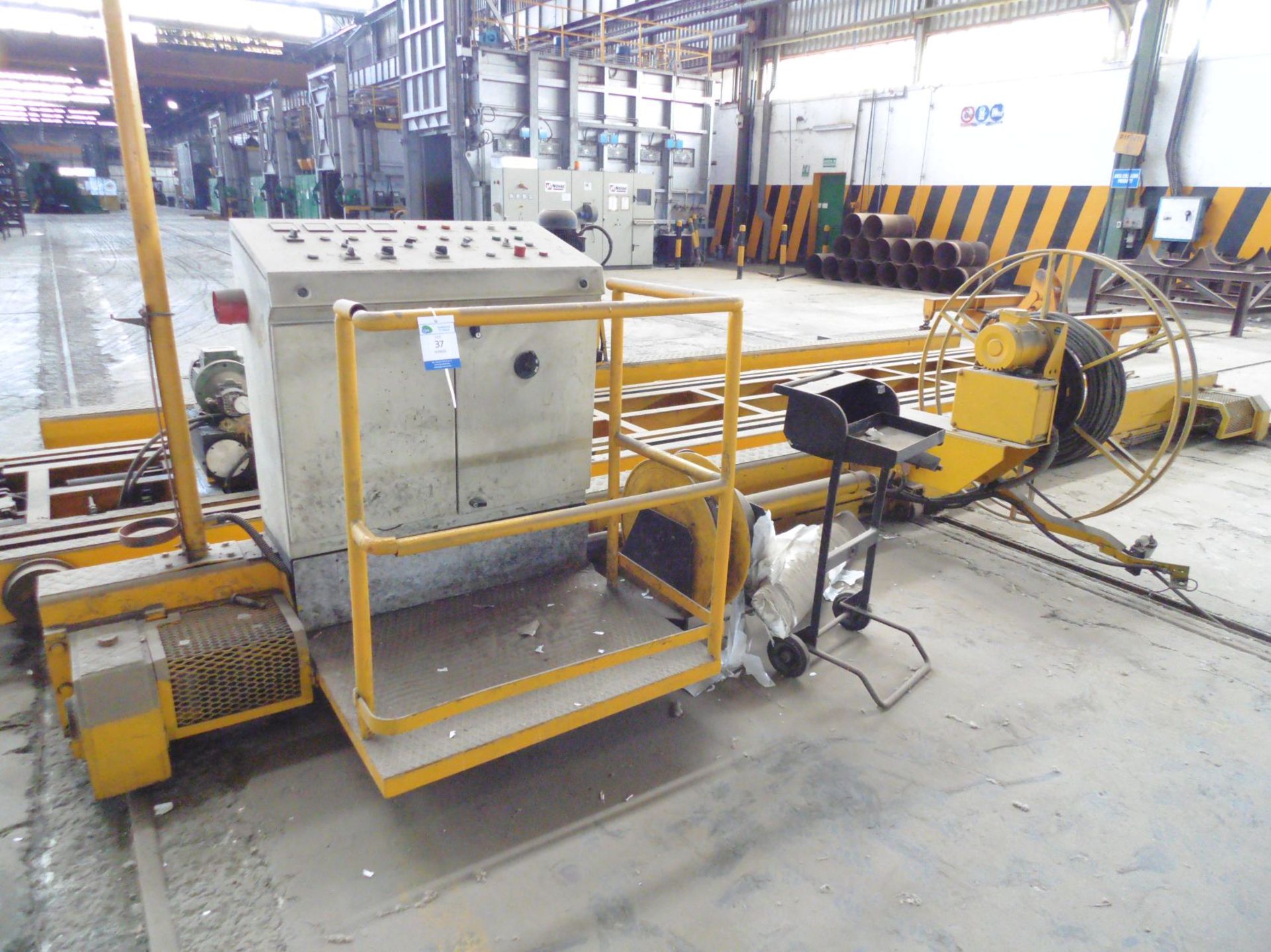 Rail Mounted Furnace Loading Car/Manipulator; used for loading Annealing Furnaces; width 2000mm, - Image 6 of 7