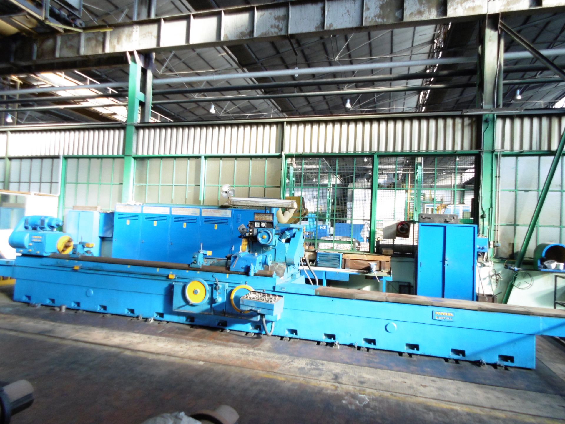 Farrel Giustina Model 431 Fixed Head Roll Grinder for Cold Mill and Foil Mill Work Rolls; Bed Length - Image 2 of 20