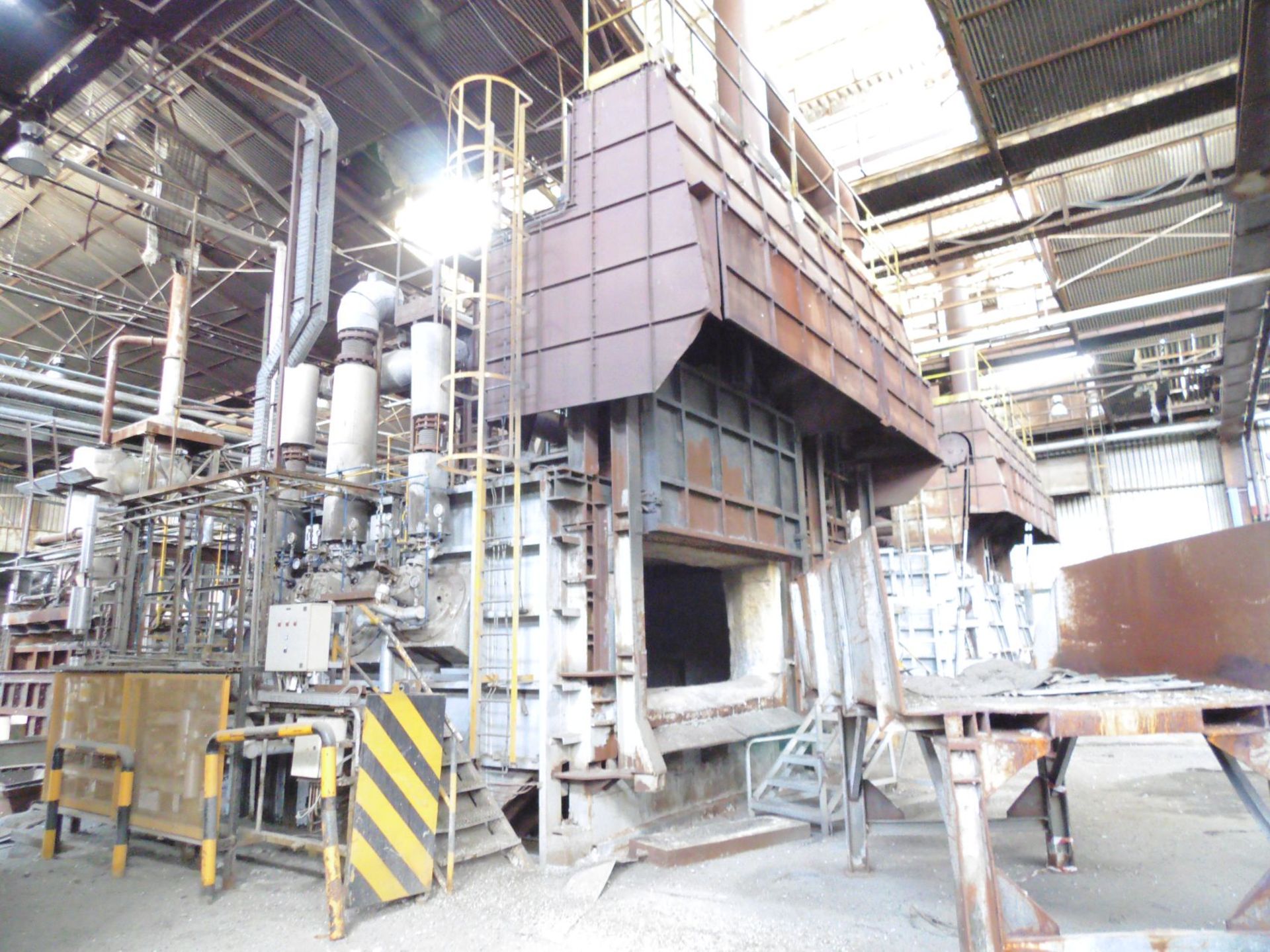 35 Ton and 30 Ton Aluminium Melting Furnaces; both with Low Sulphur Oil Burner Combustion Systems - Image 5 of 6
