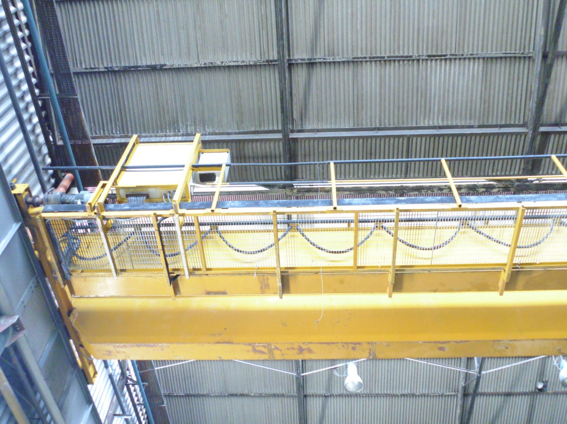 Twin Beam Overhead Travelling Gantry Crane; make and capacity unknown; span 19m, believed to be 20 - Image 3 of 5
