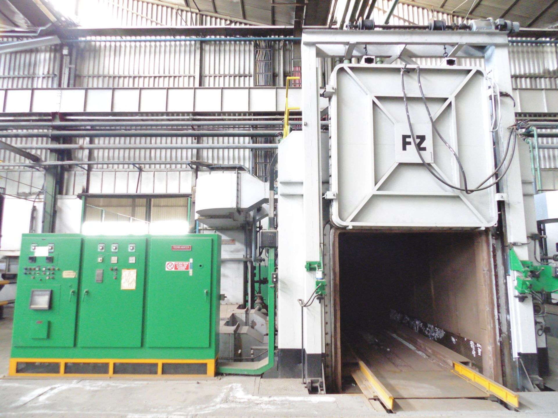 Tecmo Hunter Electric 14.5 Tones Coil Annealing Furnace with 3 x750kw heaters; Max Air Temp 650°C; 2 - Image 2 of 7