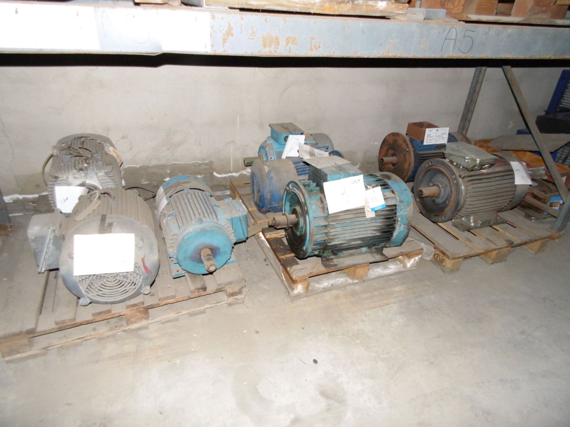 49 x Large Electric Motors including continuous and alternating current, to include ABB 110KW, - Image 9 of 10