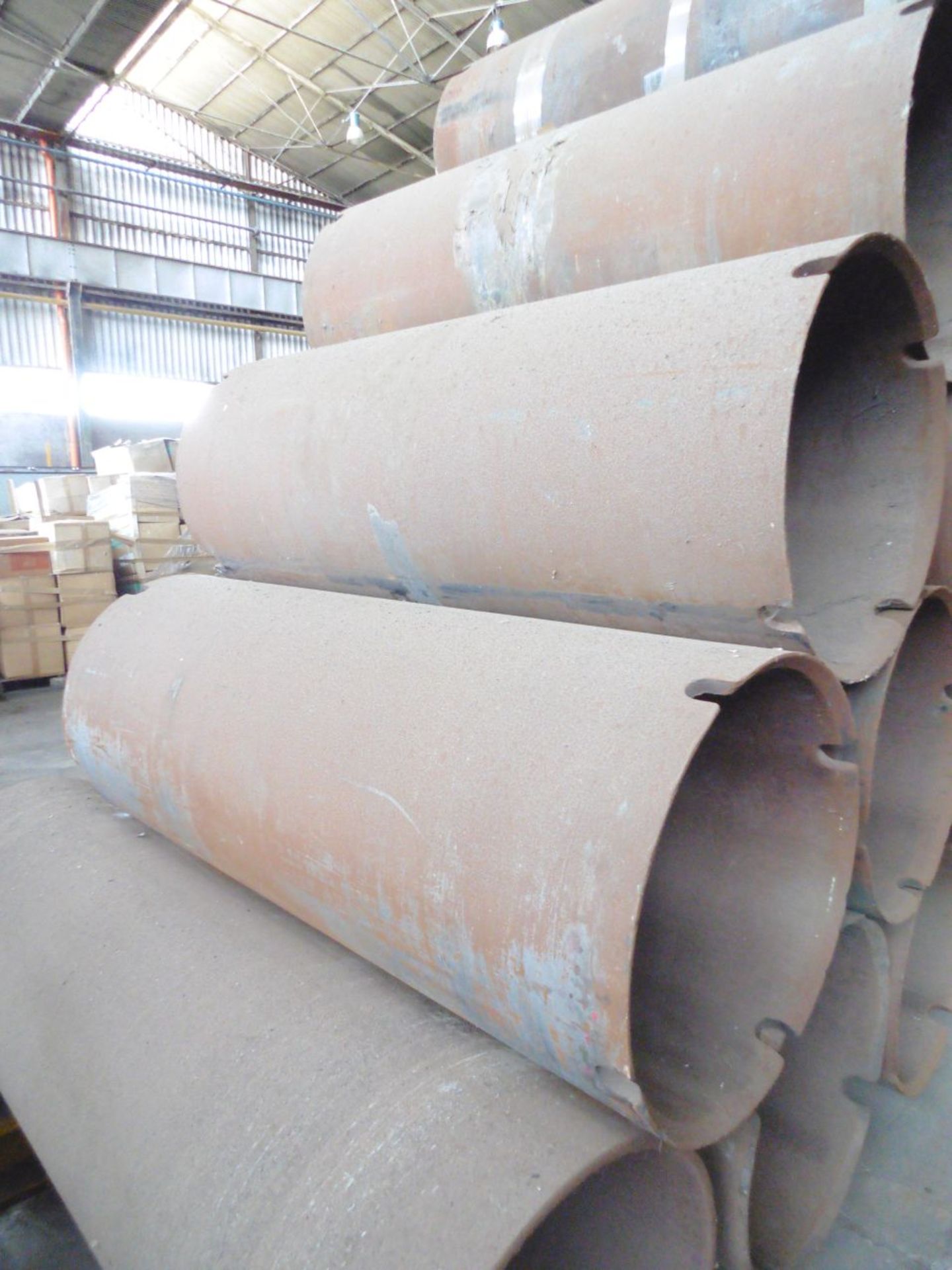 4 Iron Spools 600 x 1730mm - Image 2 of 4