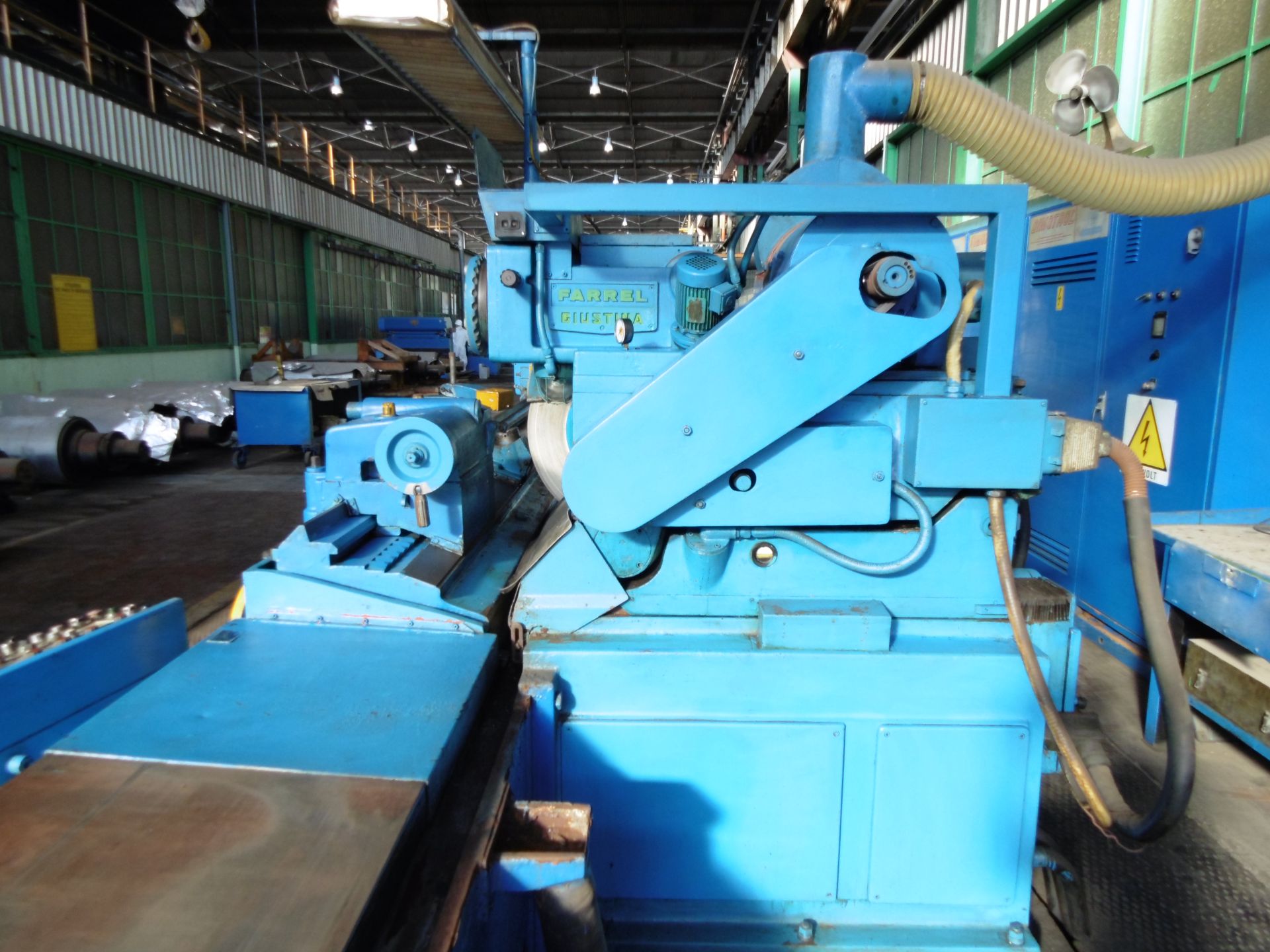 Farrel Giustina Model 431 Fixed Head Roll Grinder for Cold Mill and Foil Mill Work Rolls; Bed Length - Image 8 of 20