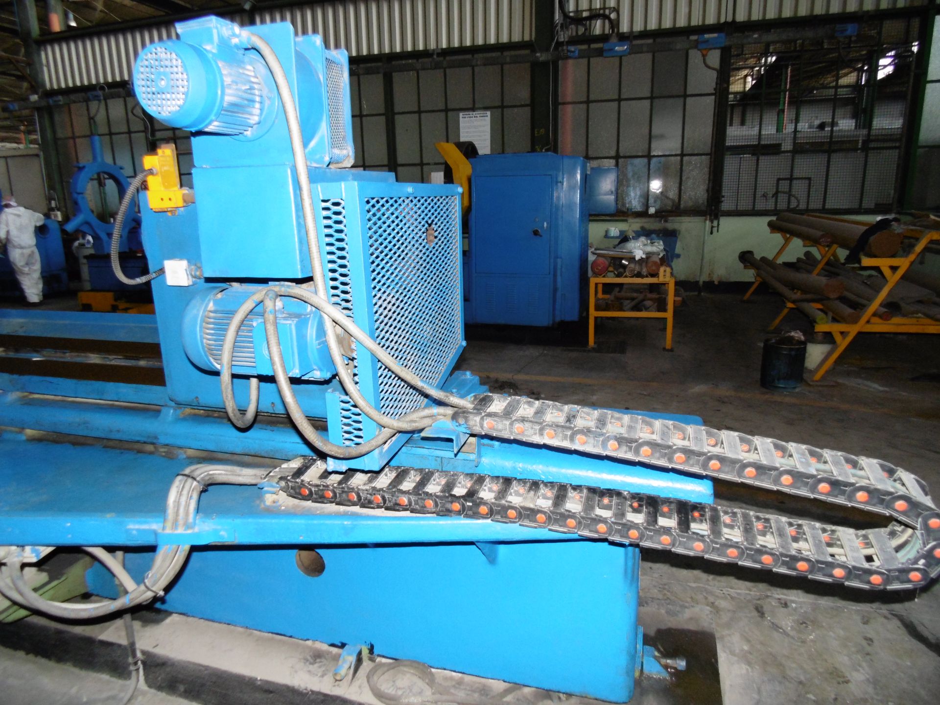 Berco Type RTK 300/3000 Fixed Head Roll Grinder; Bed Length 3630mm; Serial No 264.  Used for - Image 9 of 22