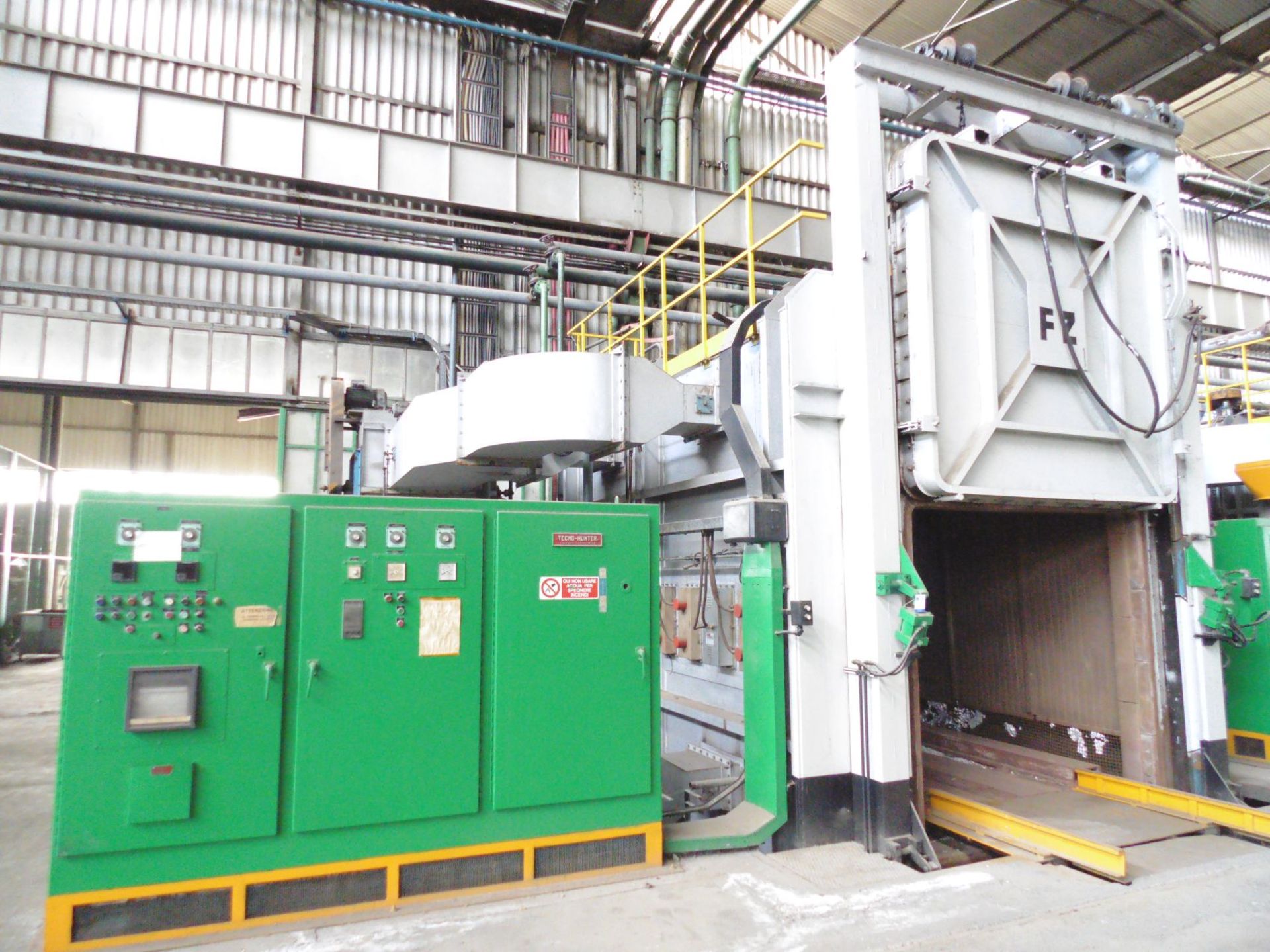 Tecmo Hunter Electric 14.5 Tones Coil Annealing Furnace with 3 x750kw heaters; Max Air Temp 650°C; 2