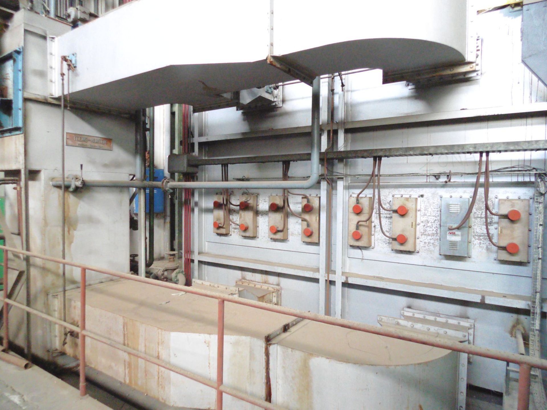 Tecmo Hunter Electric 14.5 Tones Coil Annealing Furnace with 3 x750kw heaters; Max Air Temp 650°C; 2 - Image 4 of 7