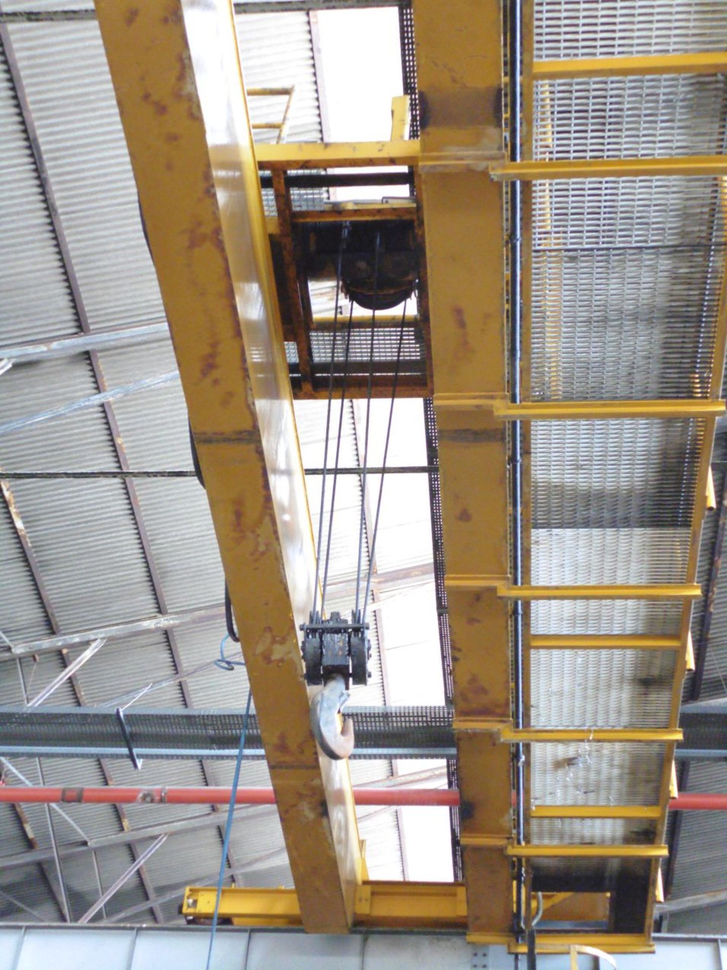 Twin Beam Overhead Travelling Gantry Crane; make and capacity unknown; span 19m, believed to be 20 - Image 4 of 5