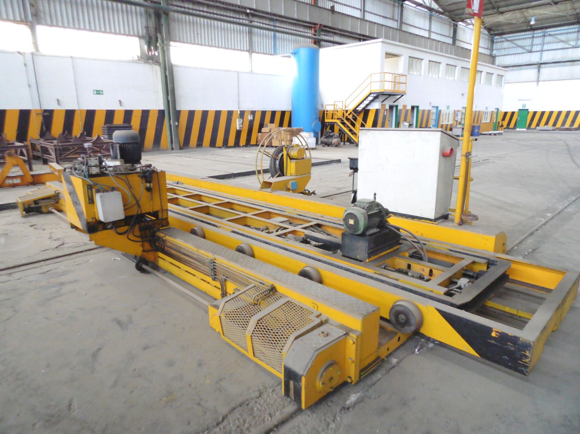 Rail Mounted Furnace Loading Car/Manipulator; used for loading Annealing Furnaces; width 2000mm,