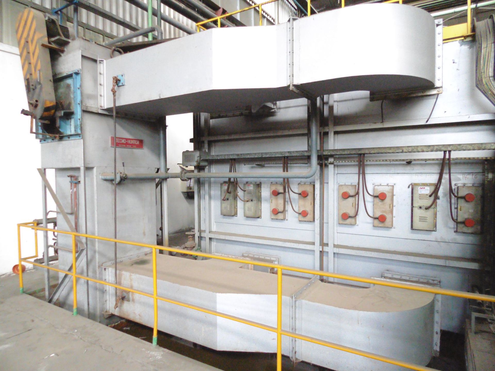 Tecmo Hunter Electric 14.5 Tones Coil Annealing Furnace with 3 x750kw heaters; Max Air Temp 650°C; 2 - Image 8 of 9