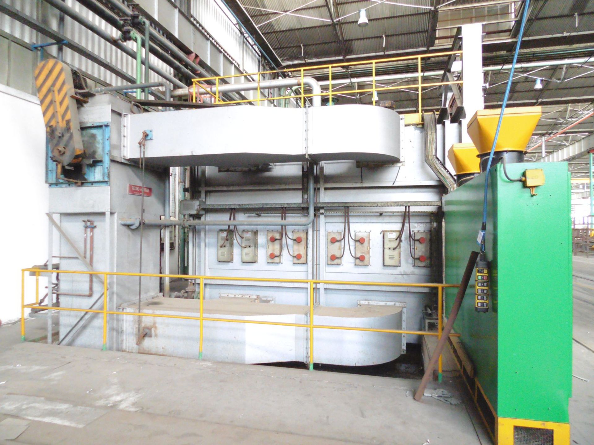 Tecmo Hunter Electric 14.5 Tones Coil Annealing Furnace with 3 x750kw heaters; Max Air Temp 650°C; 2 - Image 7 of 9