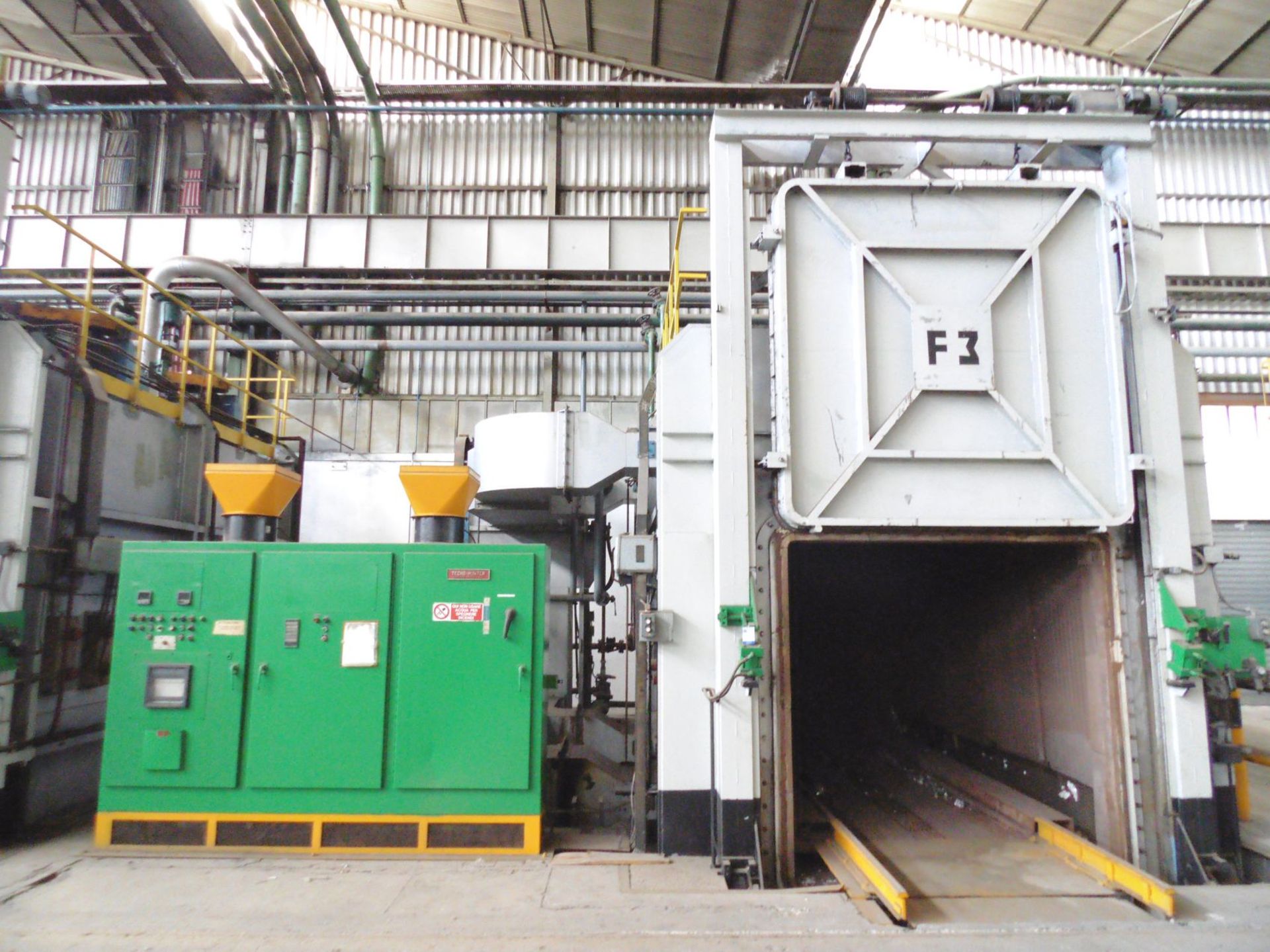 Tecmo Hunter Electric 14.5 Tones Coil Annealing Furnace with 3 x750kw heaters; Max Air Temp 650°C; 2 - Image 2 of 7