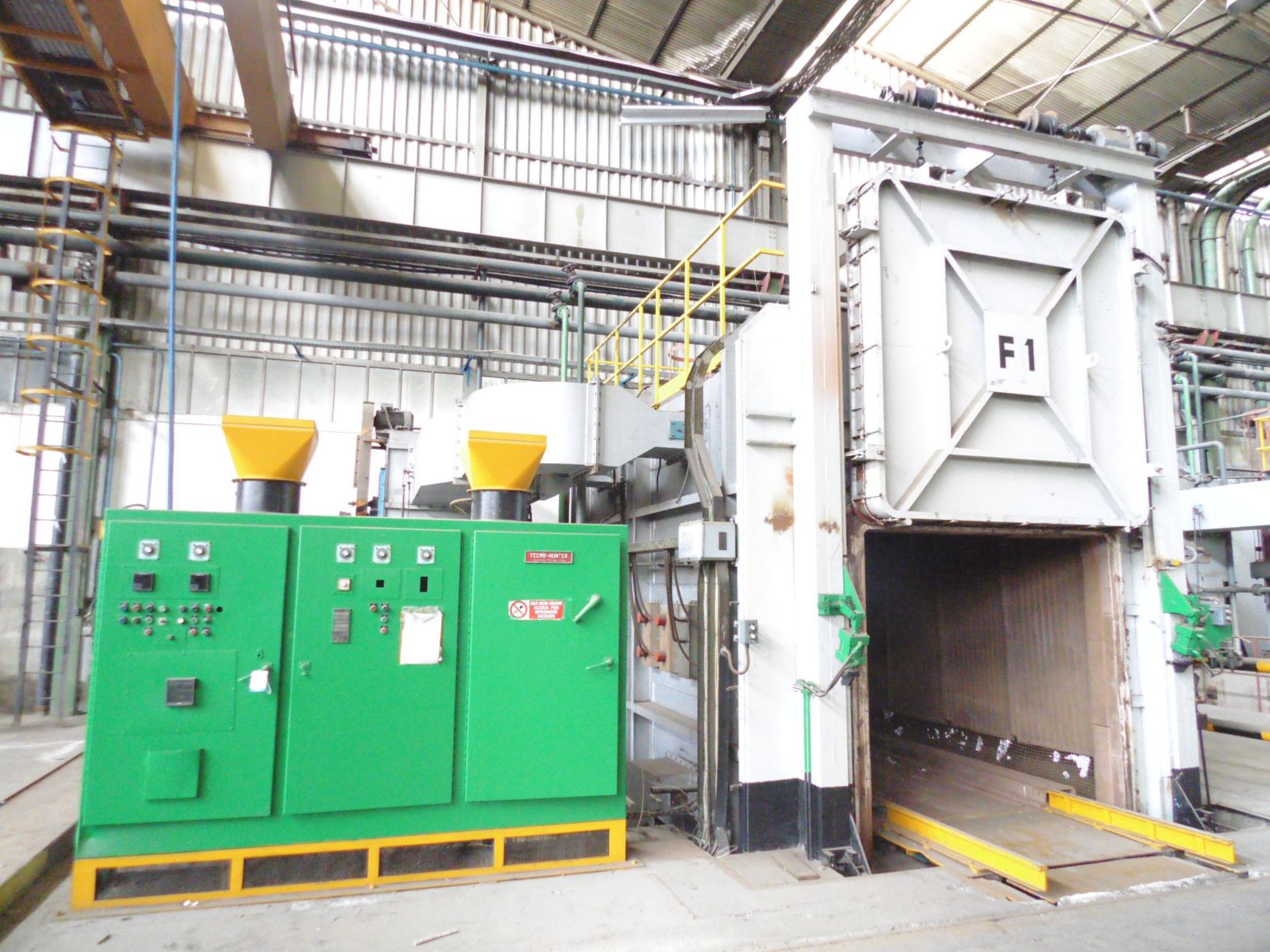 Tecmo Hunter Electric 14.5 Tones Coil Annealing Furnace with 3 x750kw heaters; Max Air Temp 650°C; 2