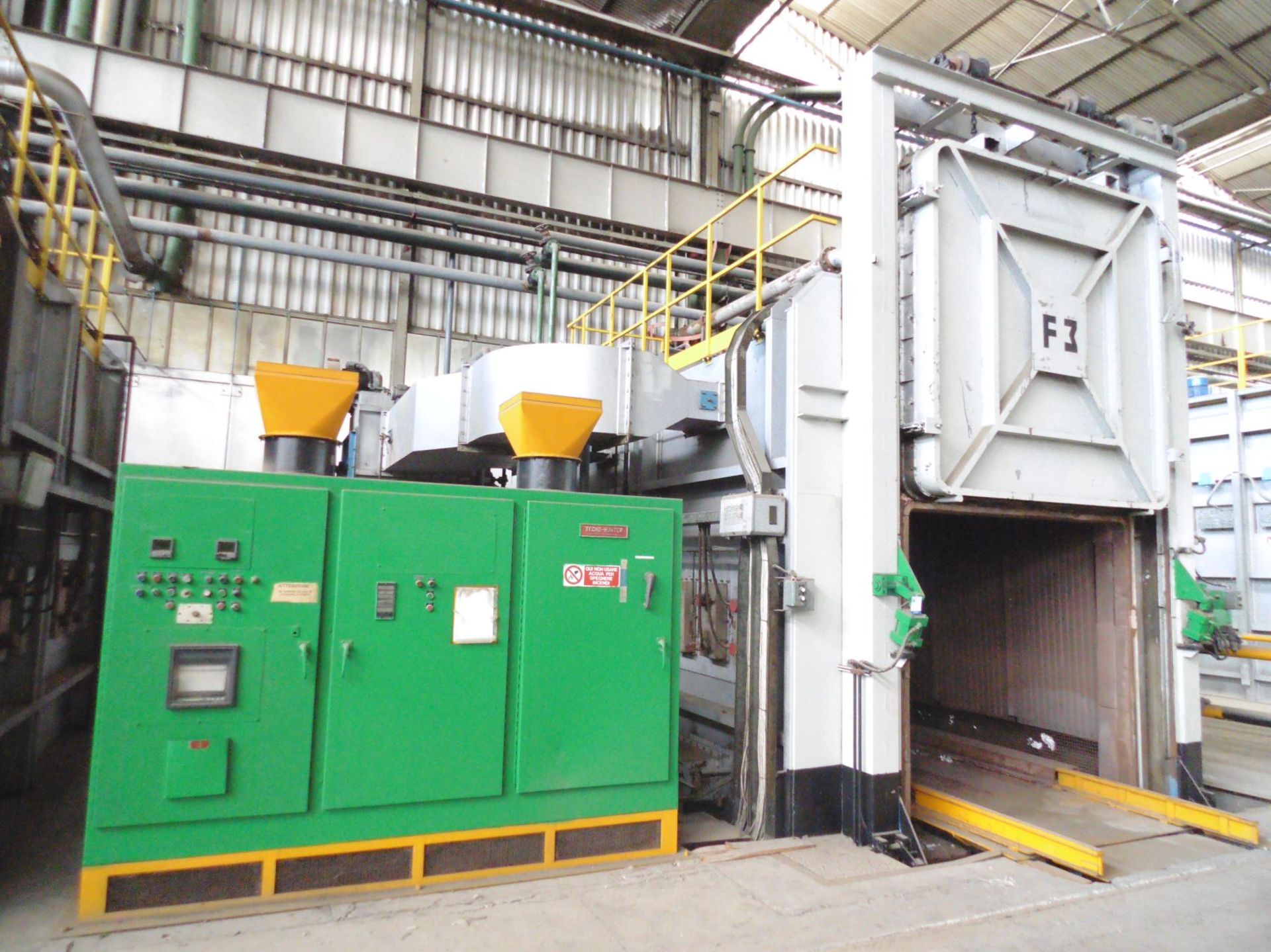 Tecmo Hunter Electric 14.5 Tones Coil Annealing Furnace with 3 x750kw heaters; Max Air Temp 650°C; 2