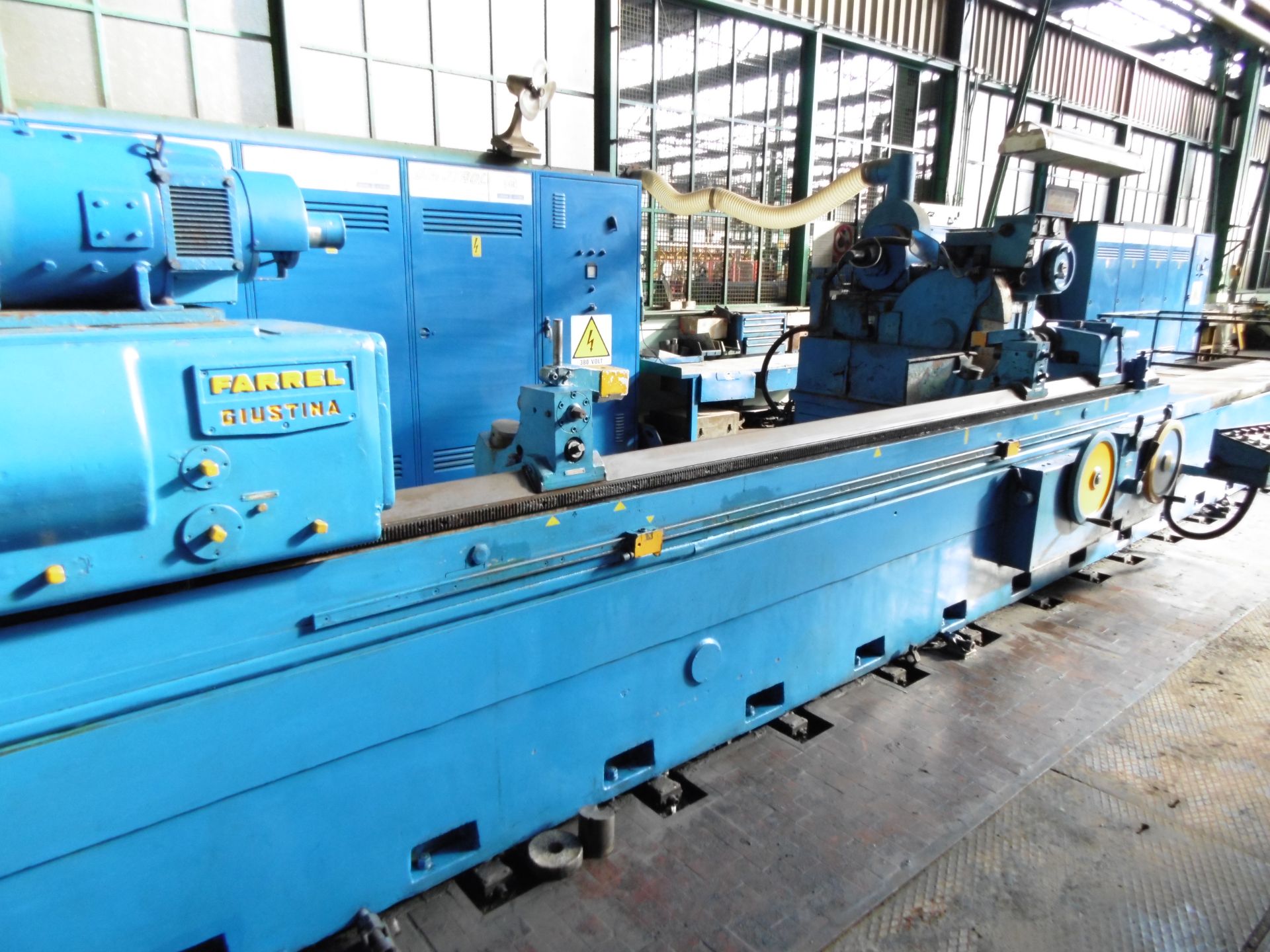 Farrel Giustina Model 431 Fixed Head Roll Grinder for Cold Mill and Foil Mill Work Rolls; Bed Length - Image 11 of 20