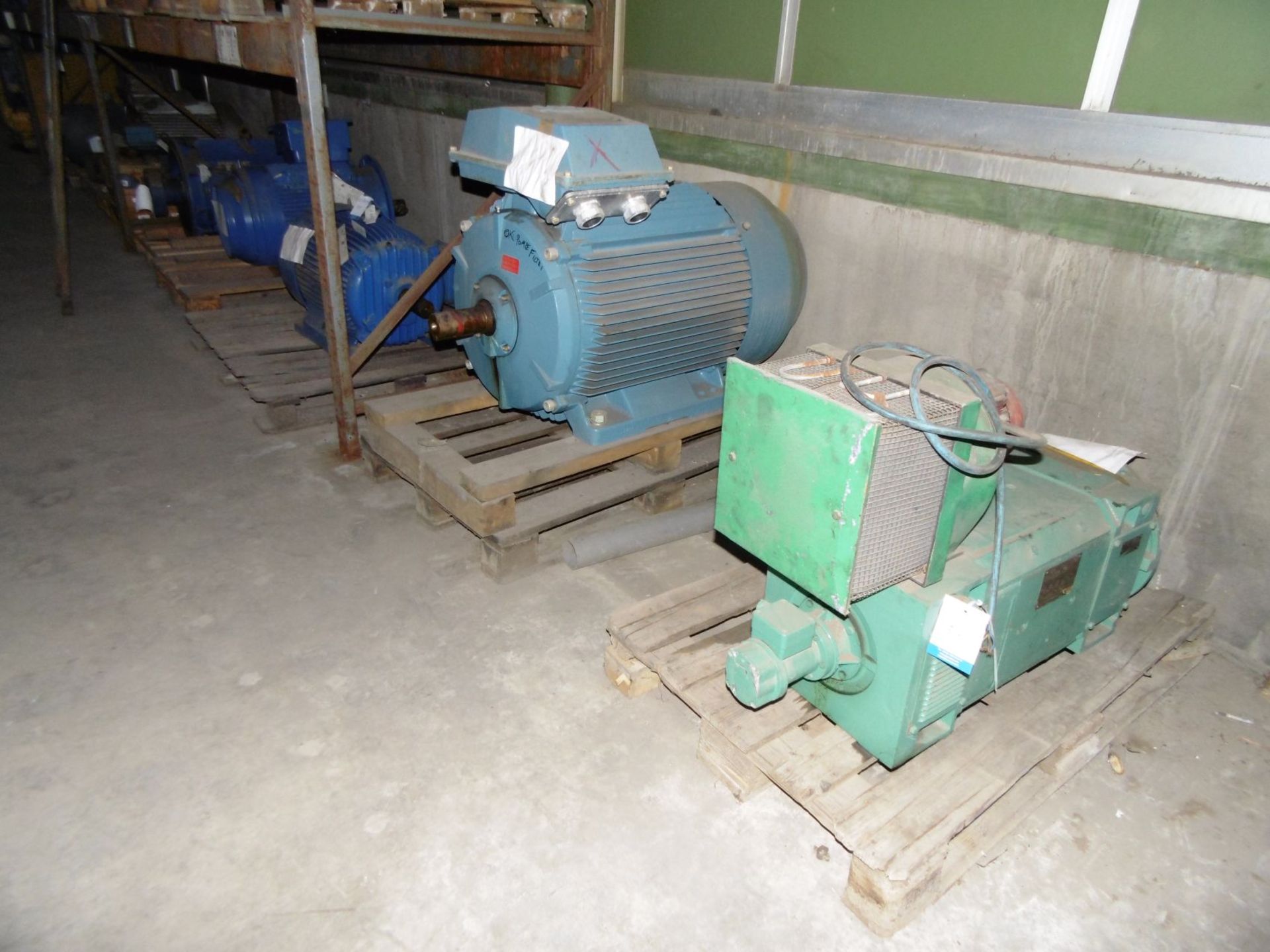 49 x Large Electric Motors including continuous and alternating current, to include ABB 110KW,