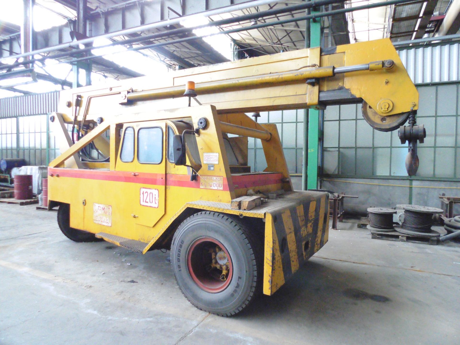 Ormig/Autogru 120i 12 Tonne Mobile Crane; max capacity 12000KG; max extension past vehicle front - Image 7 of 9