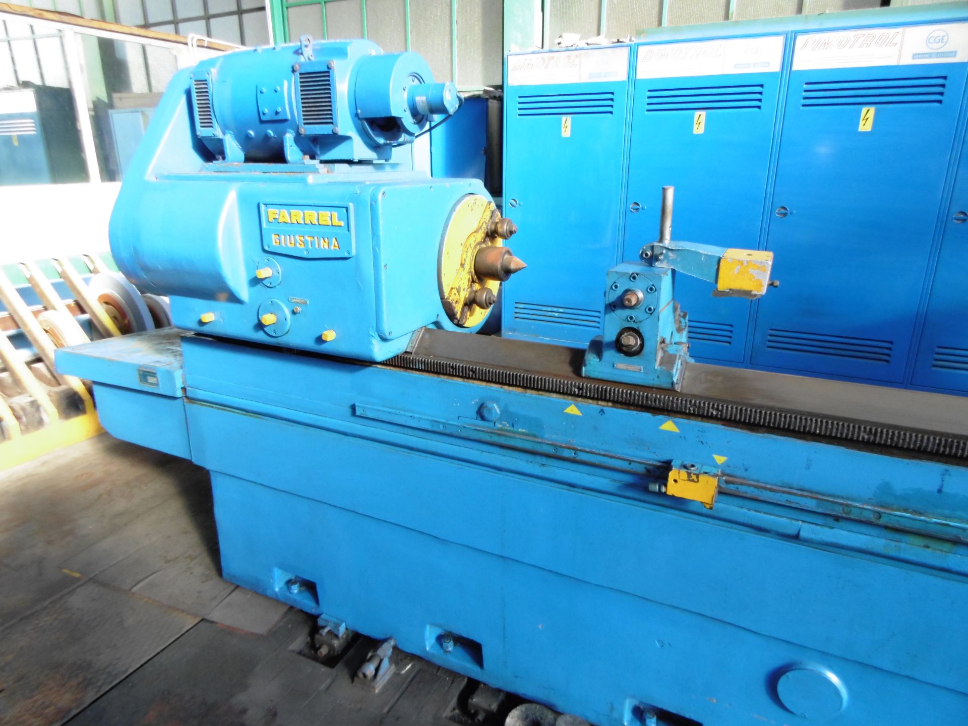 Farrel Giustina Model 431 Fixed Head Roll Grinder for Cold Mill and Foil Mill Work Rolls; Bed Length - Image 10 of 20
