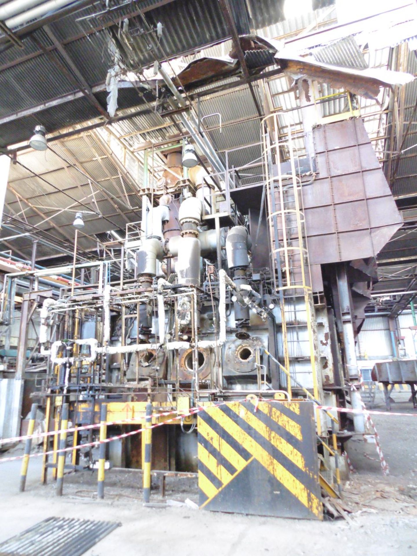 35 Ton and 30 Ton Aluminium Melting Furnaces; both with Low Sulphur Oil Burner Combustion Systems - Image 3 of 6