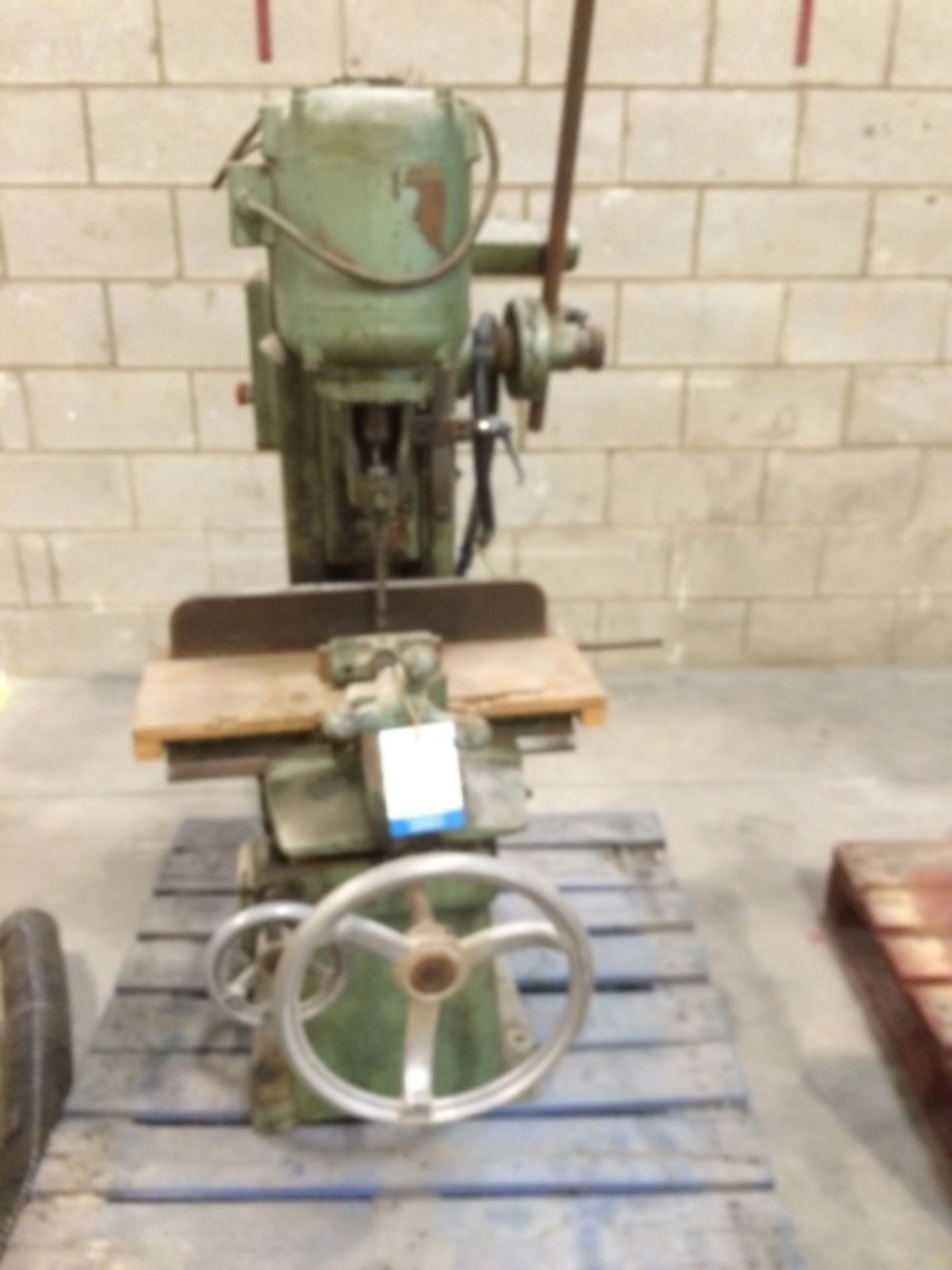 * Wilson HFE 5339 Chisel Morticer and a Pedestal Drill. This lot is located at the former North